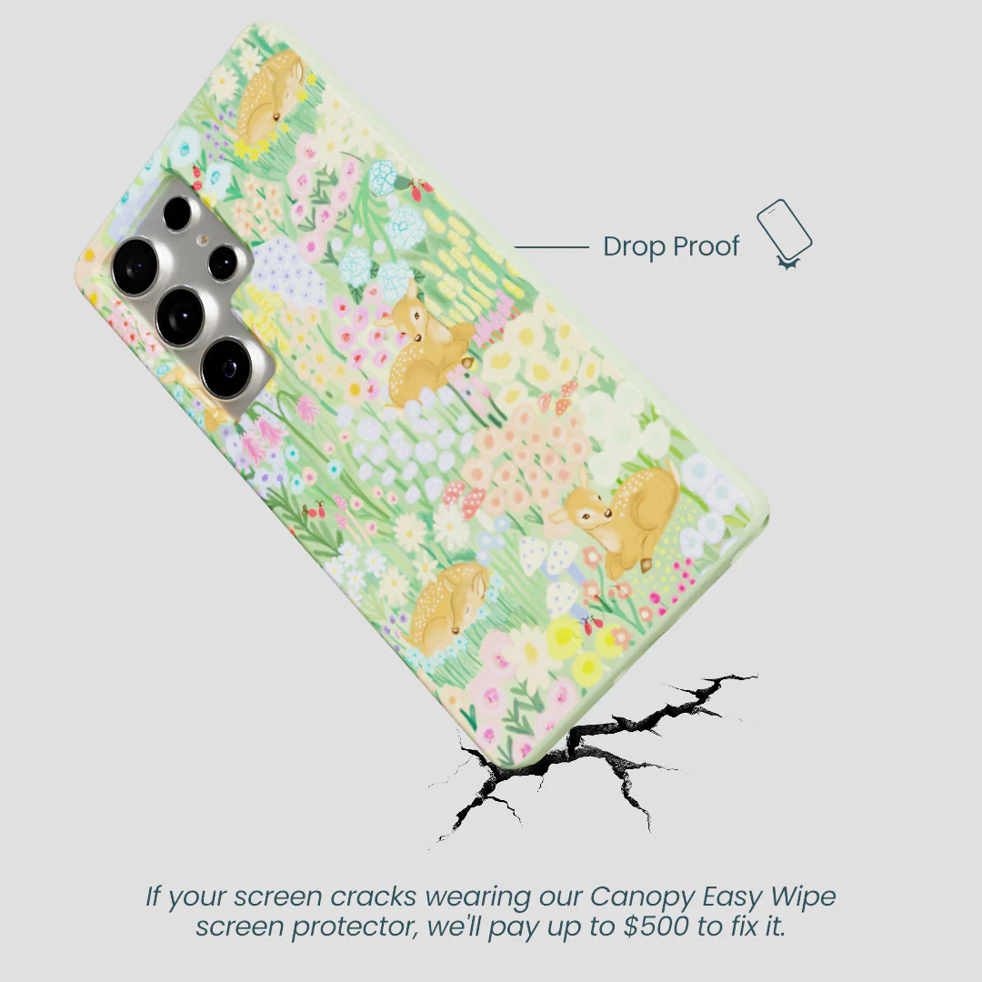 Sage Green Deer Dreams Samsung Galaxy S25 Ultra Case - Image 5