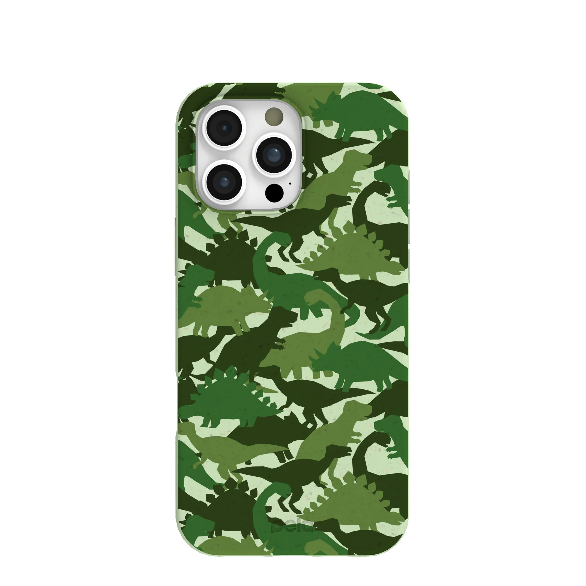 Sage Green Dino Camo iPhone 16 Pro Max Case