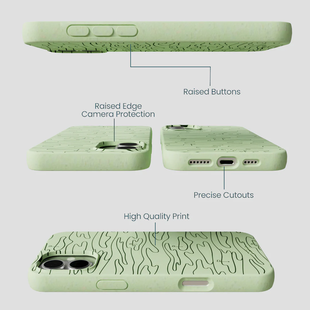 Sage Green Fairway iPhone 16 Plus Case - Image 3