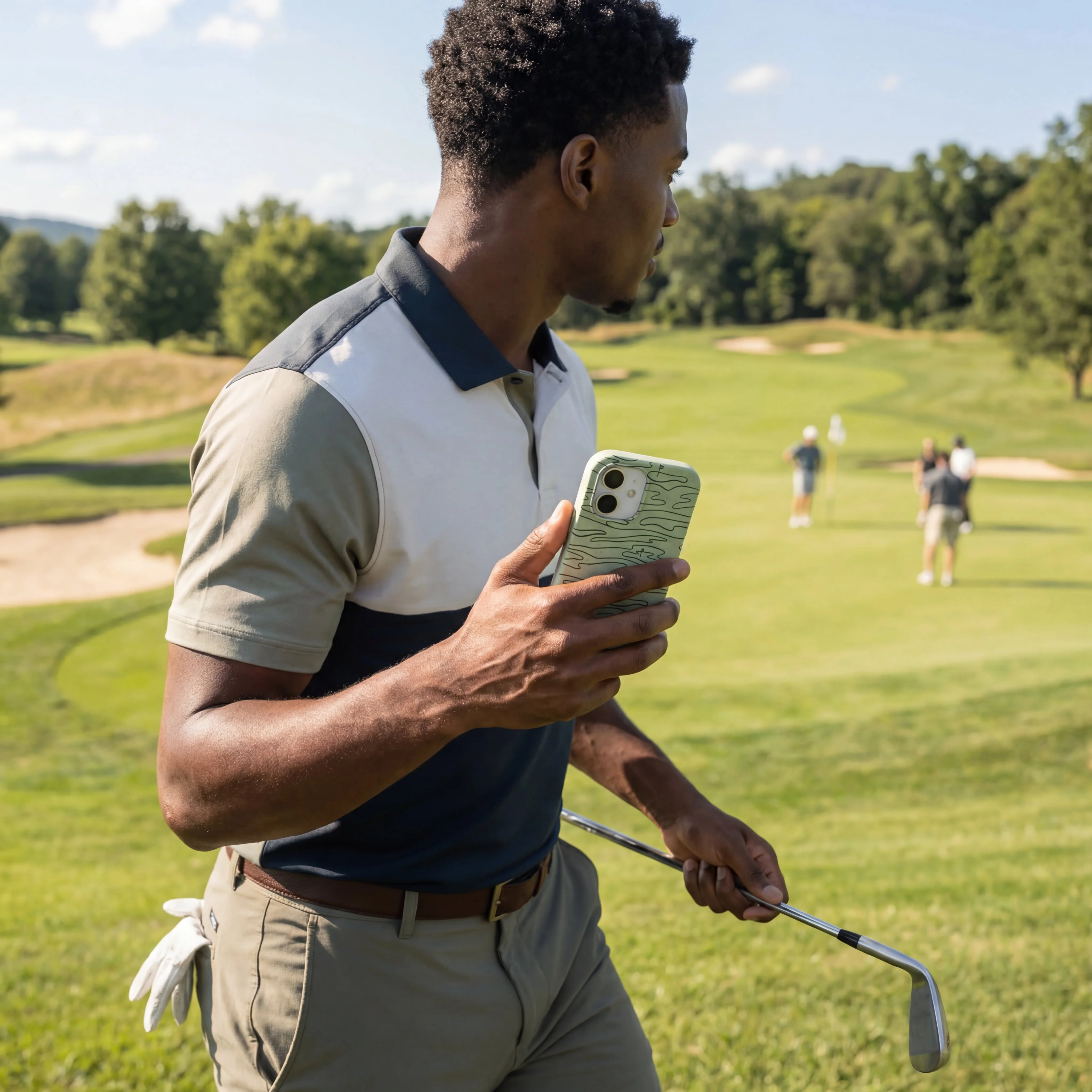 Sage Green Fairway iPhone 16 Pro Case - Image 2