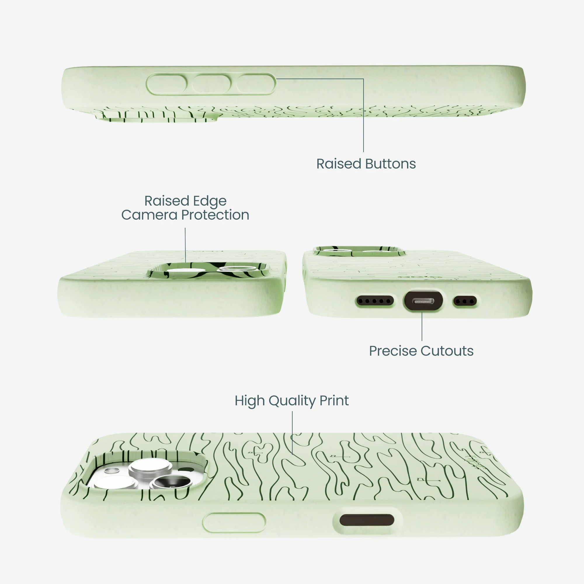 Sage Green Fairway iPhone 16 Pro Max Case - Image 3