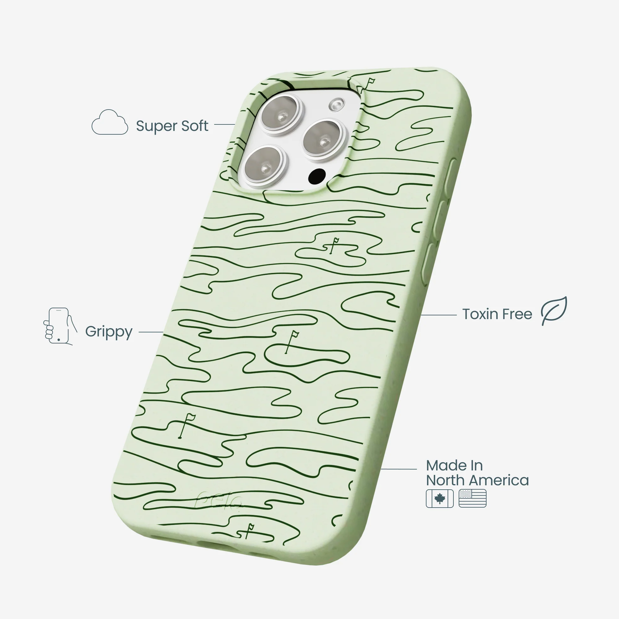 Sage Green Fairway iPhone 16 Pro Max Case - Image 4