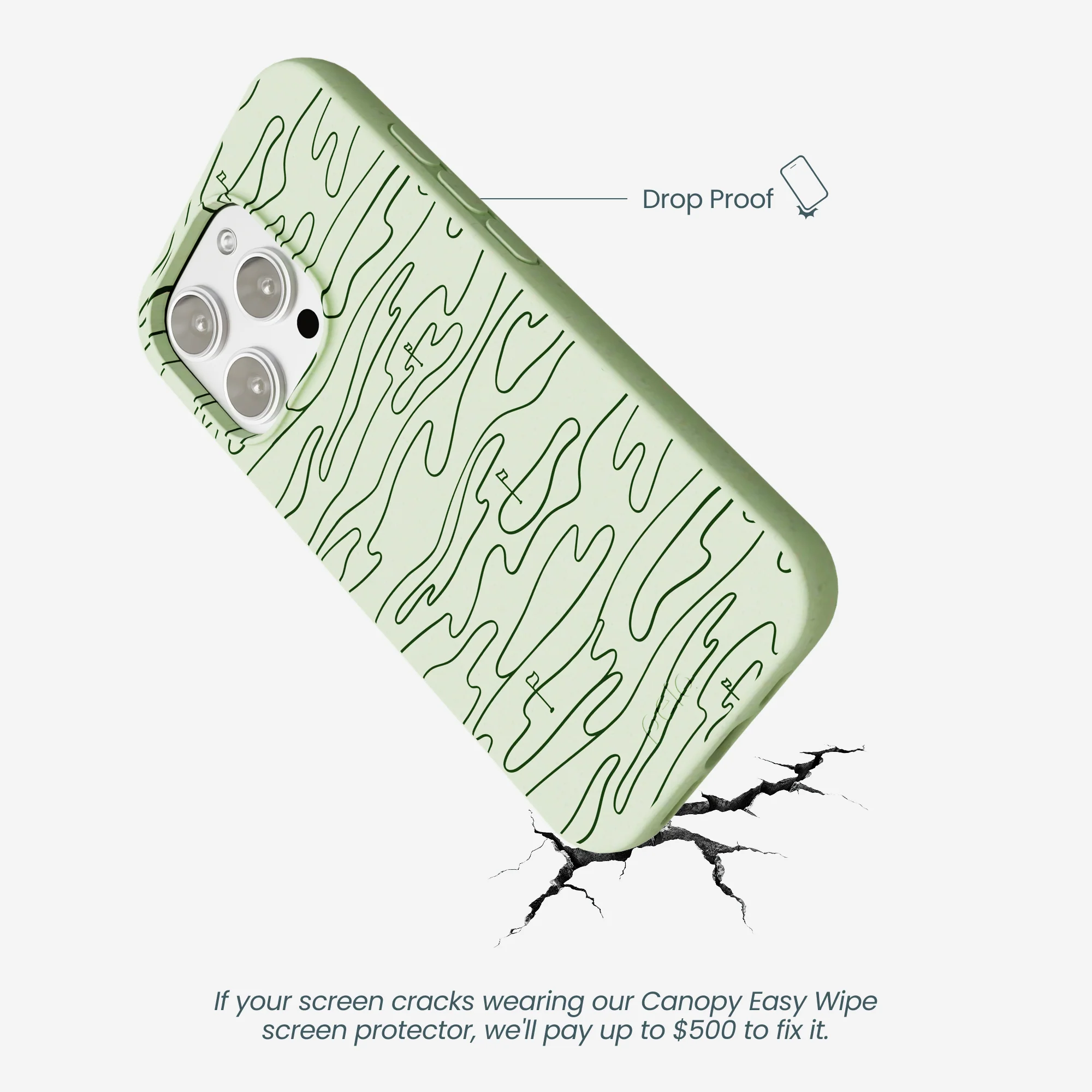 Sage Green Fairway iPhone 16 Pro Max Case - Image 5
