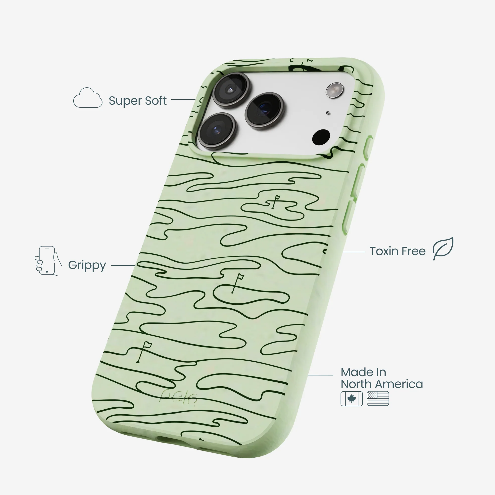Sage Green Fairway iPhone 17 Pro Case - Image 4