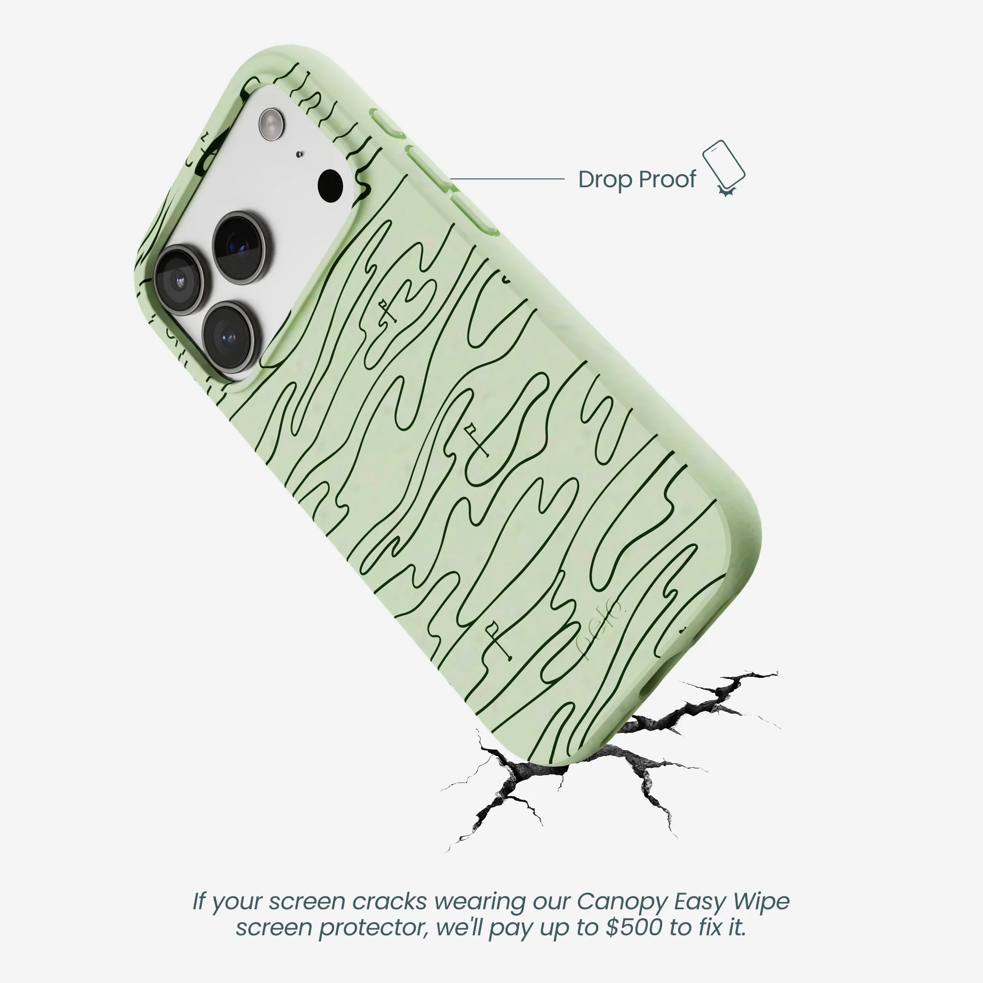 Sage Green Fairway iPhone 17 Pro Case - Image 5