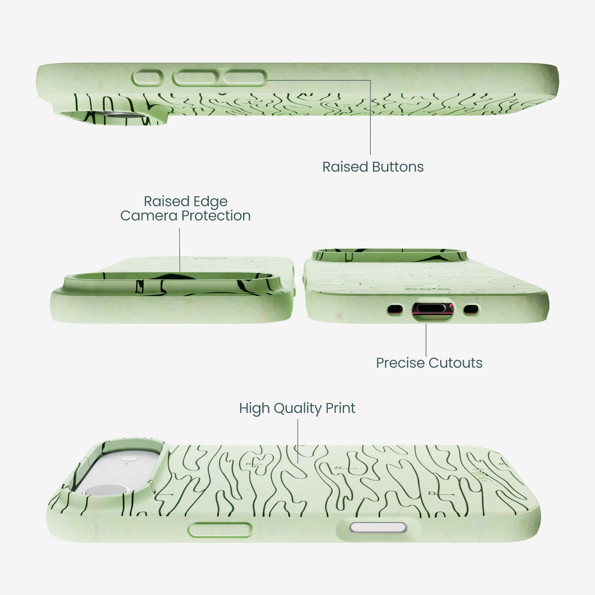 Sage Green Fairway iPhone Air Case - Image 3