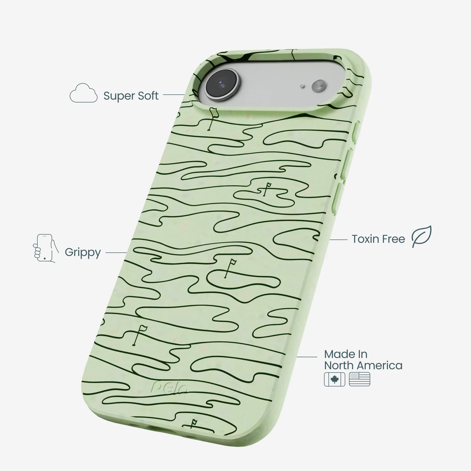 Sage Green Fairway iPhone Air Case - Image 4