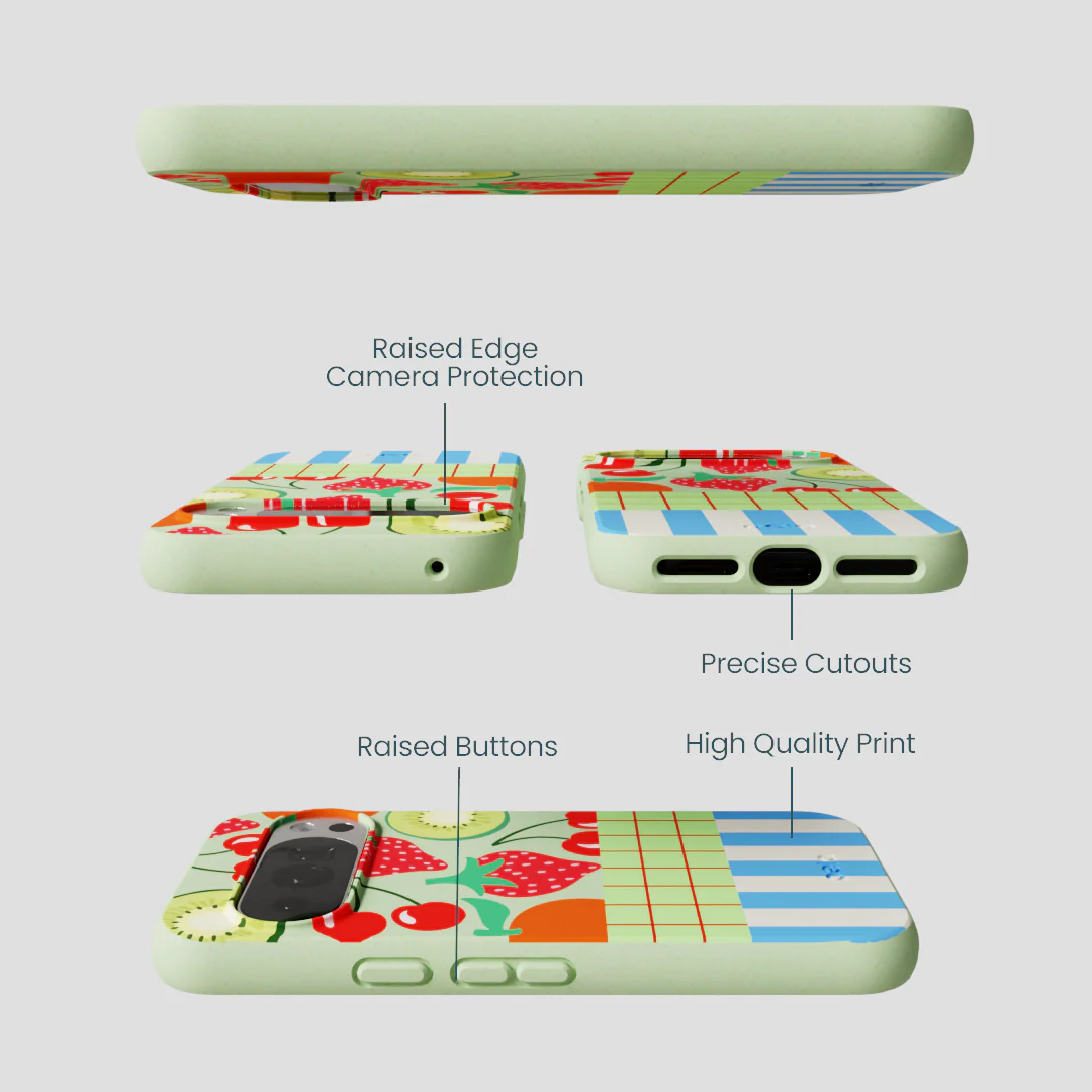 Sage Green Fresh Picnic Google Pixel 10/10 Pro Case - Image 3