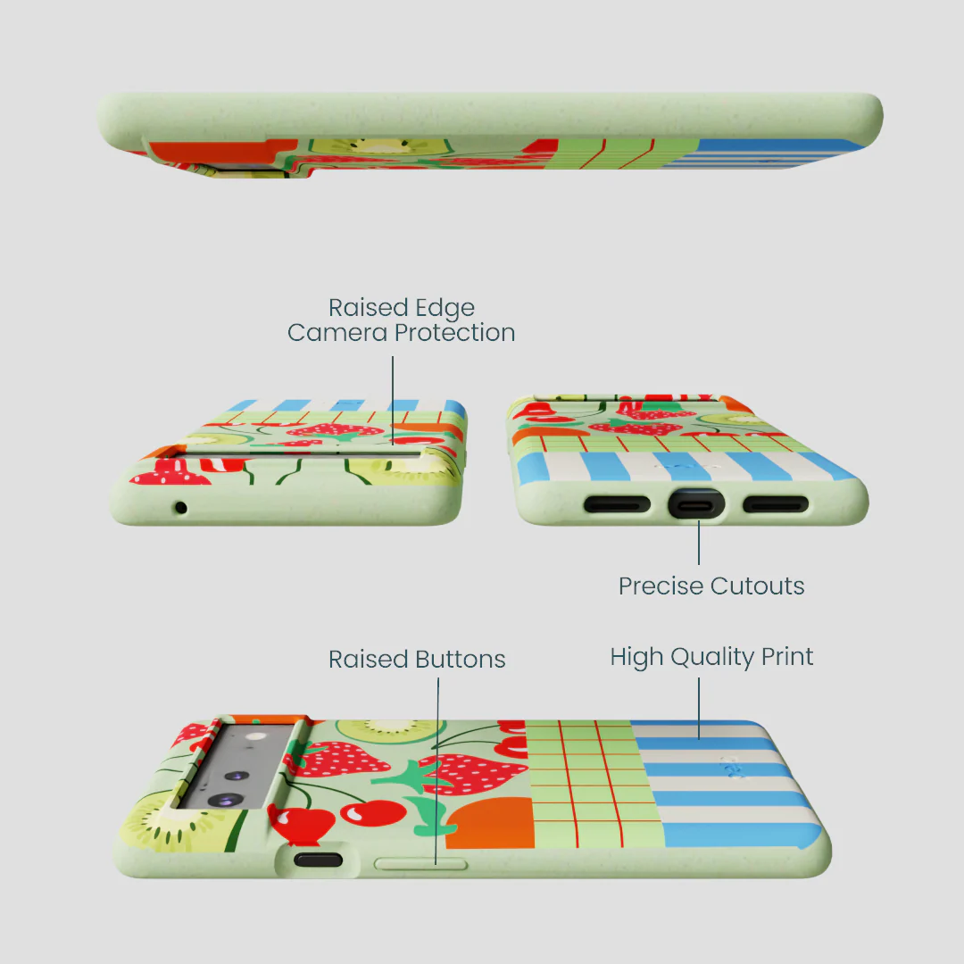 Sage Green Fresh Picnic Google Pixel 6 Case - Image 3