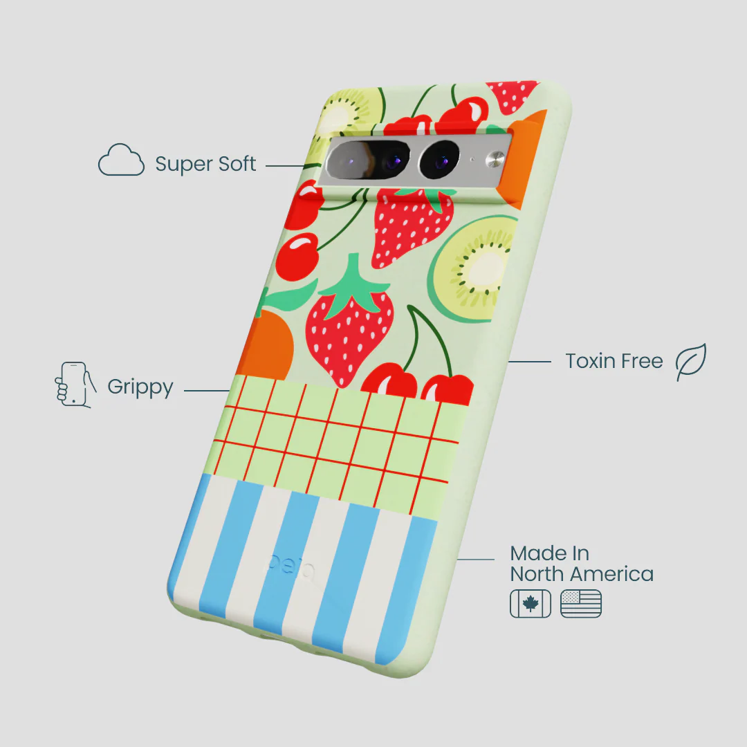 Sage Green Fresh Picnic Google Pixel 7 Pro Case - Image 4