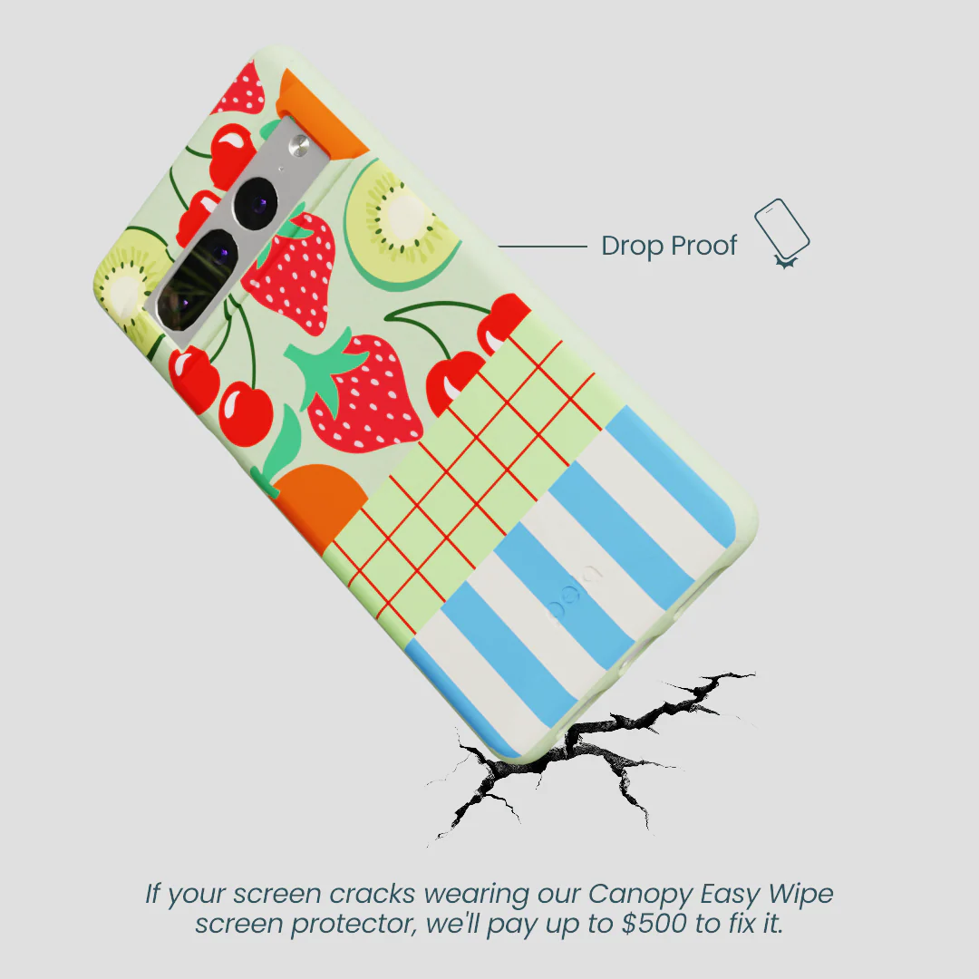 Sage Green Fresh Picnic Google Pixel 7 Pro Case - Image 5