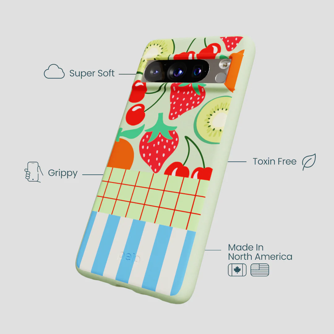 Sage Green Fresh Picnic Google Pixel 8 Pro Case - Image 4