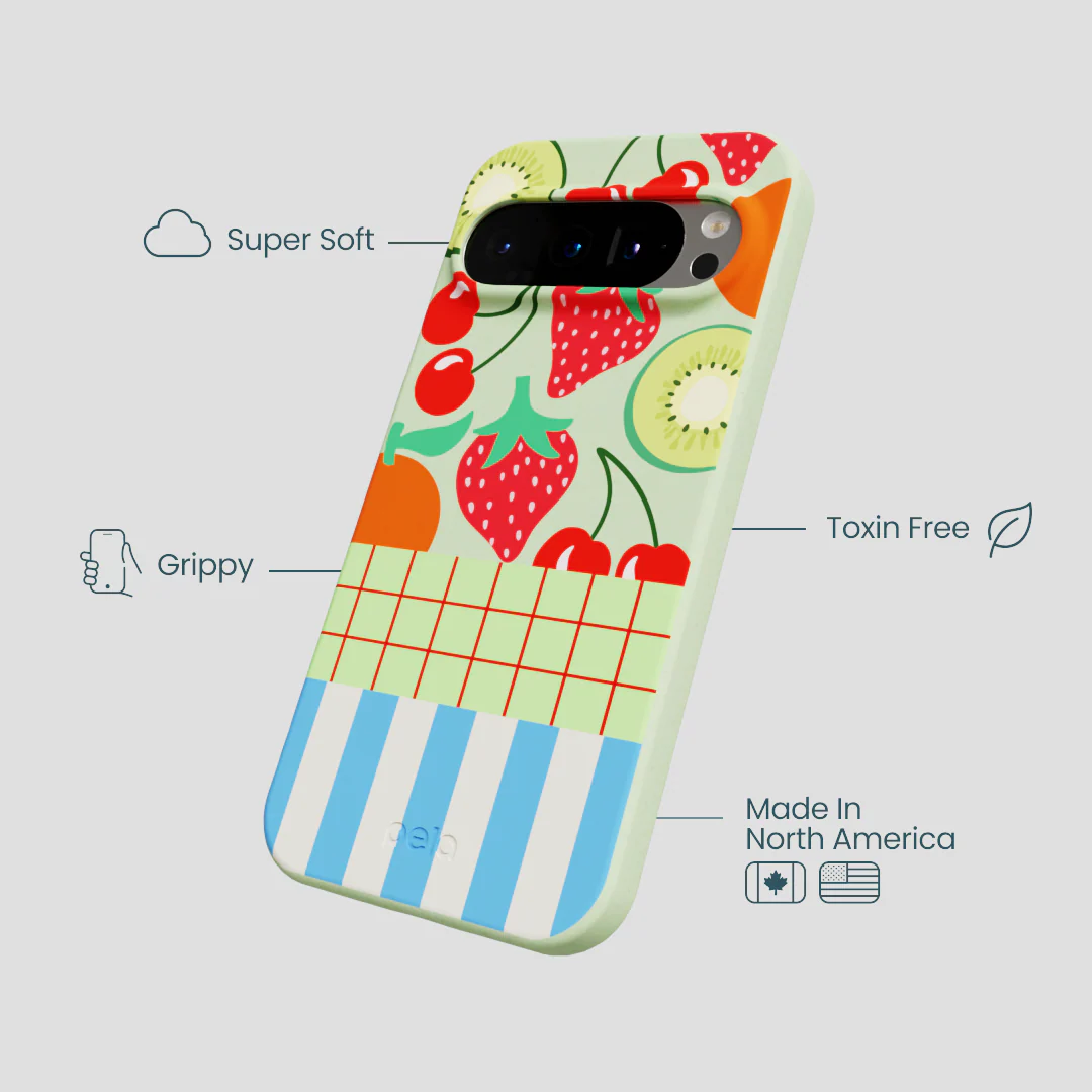 Sage Green Fresh Picnic Google Pixel 9/9 Pro Case - Image 4