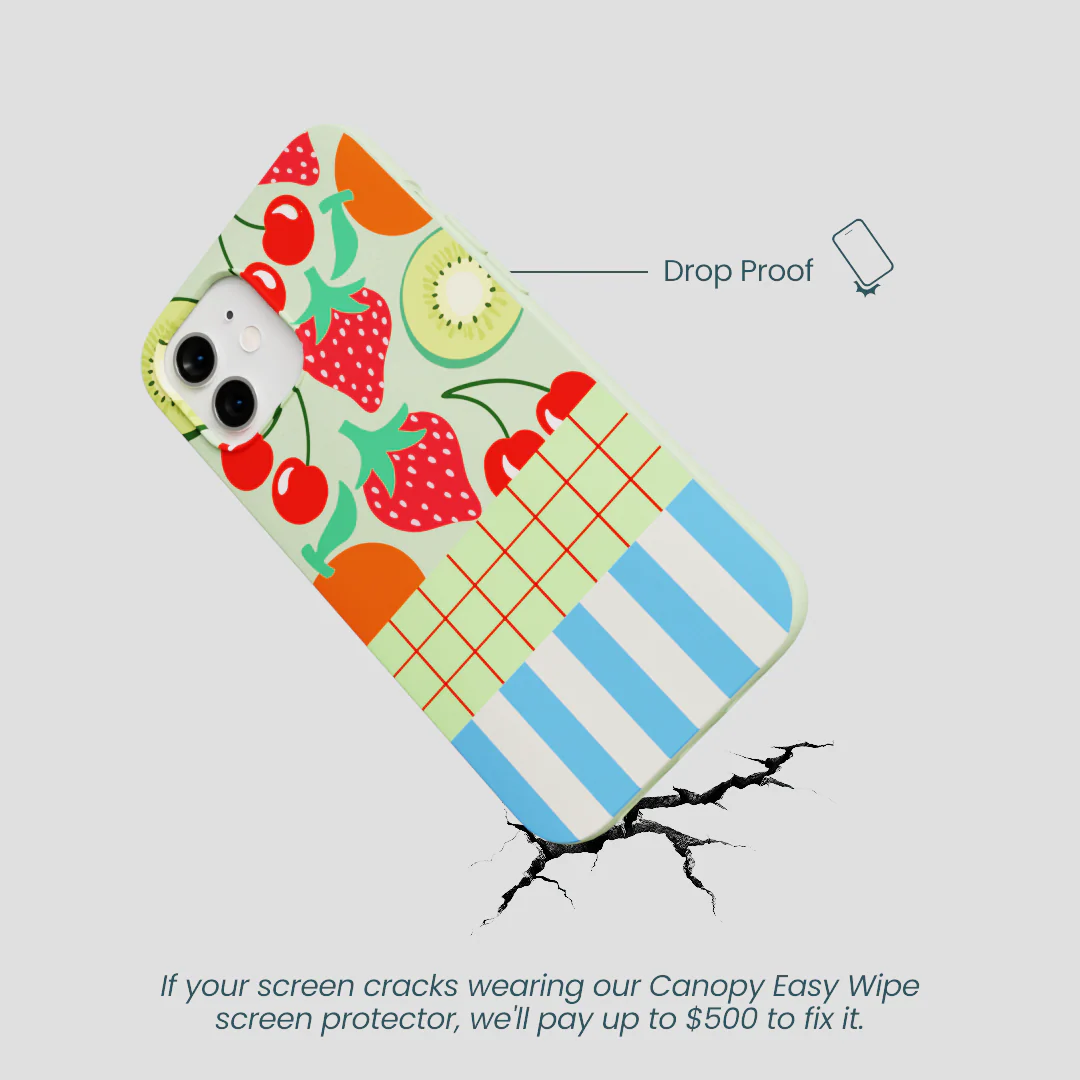 Sage Green Fresh Picnic iPhone 12/ iPhone 12 Pro Case - Image 5