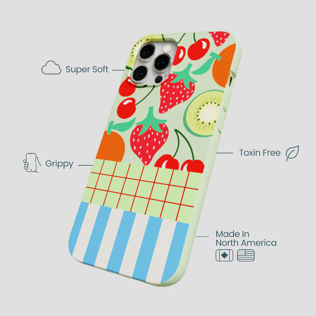 Sage Green Fresh Picnic iPhone 12 Pro Max Case - Image 4