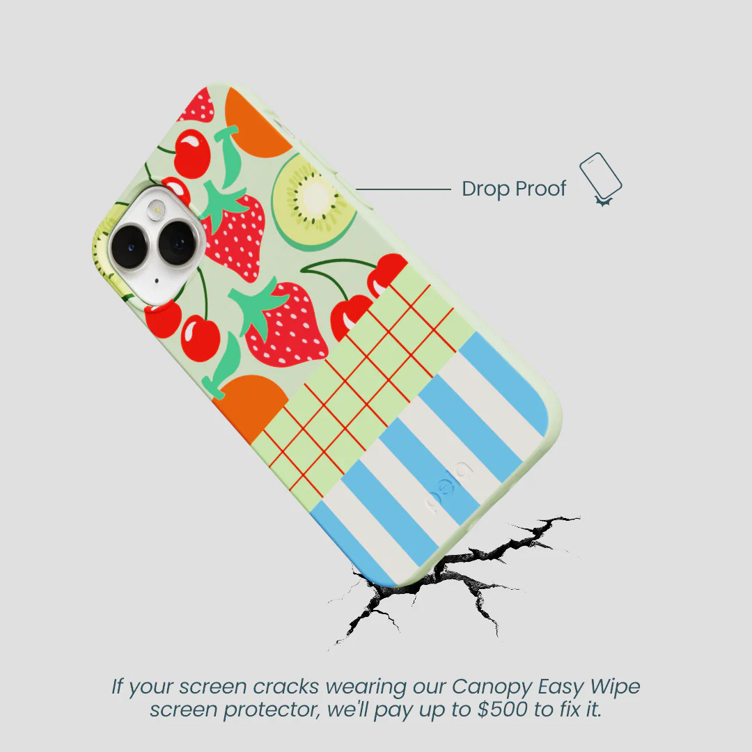 Sage Green Fresh Picnic iPhone 13 Case - Image 5