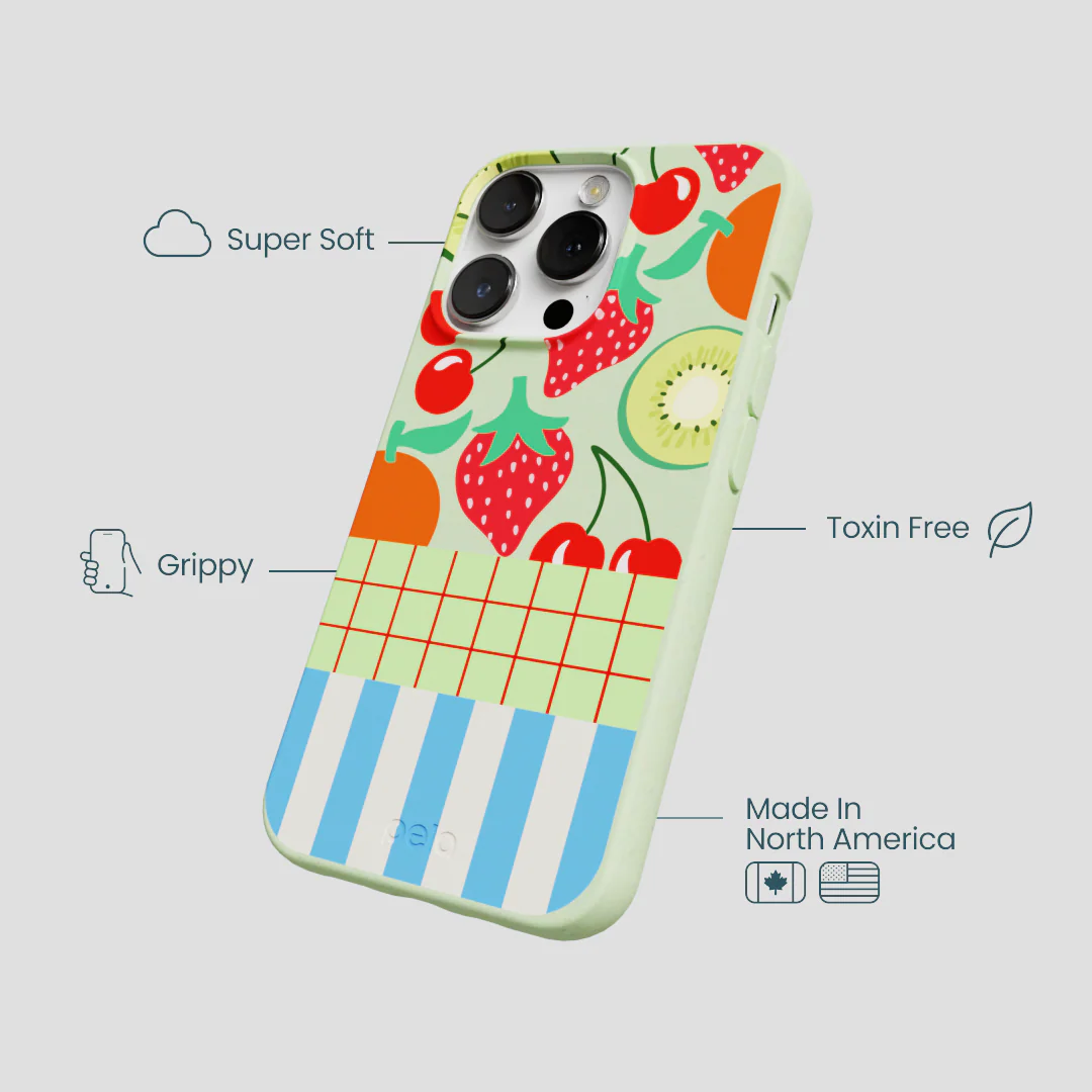 Sage Green Fresh Picnic iPhone 13 Pro Case - Image 4