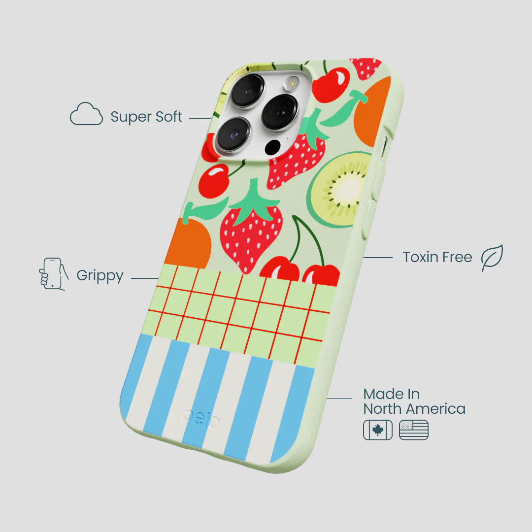 Sage Green Fresh Picnic iPhone 13 Pro Max Case - Image 4