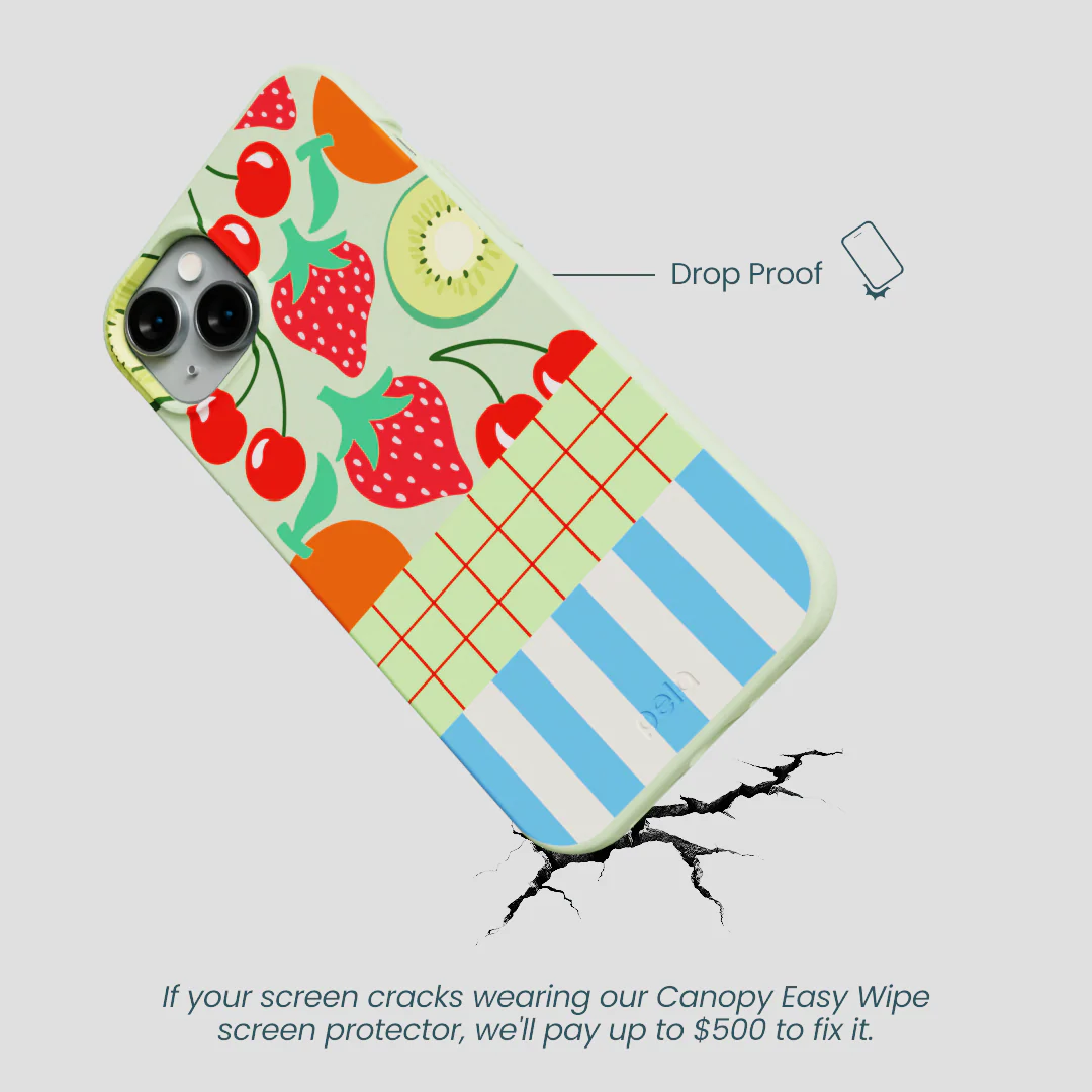 Sage Green Fresh Picnic iPhone 14 Plus Case - Image 5