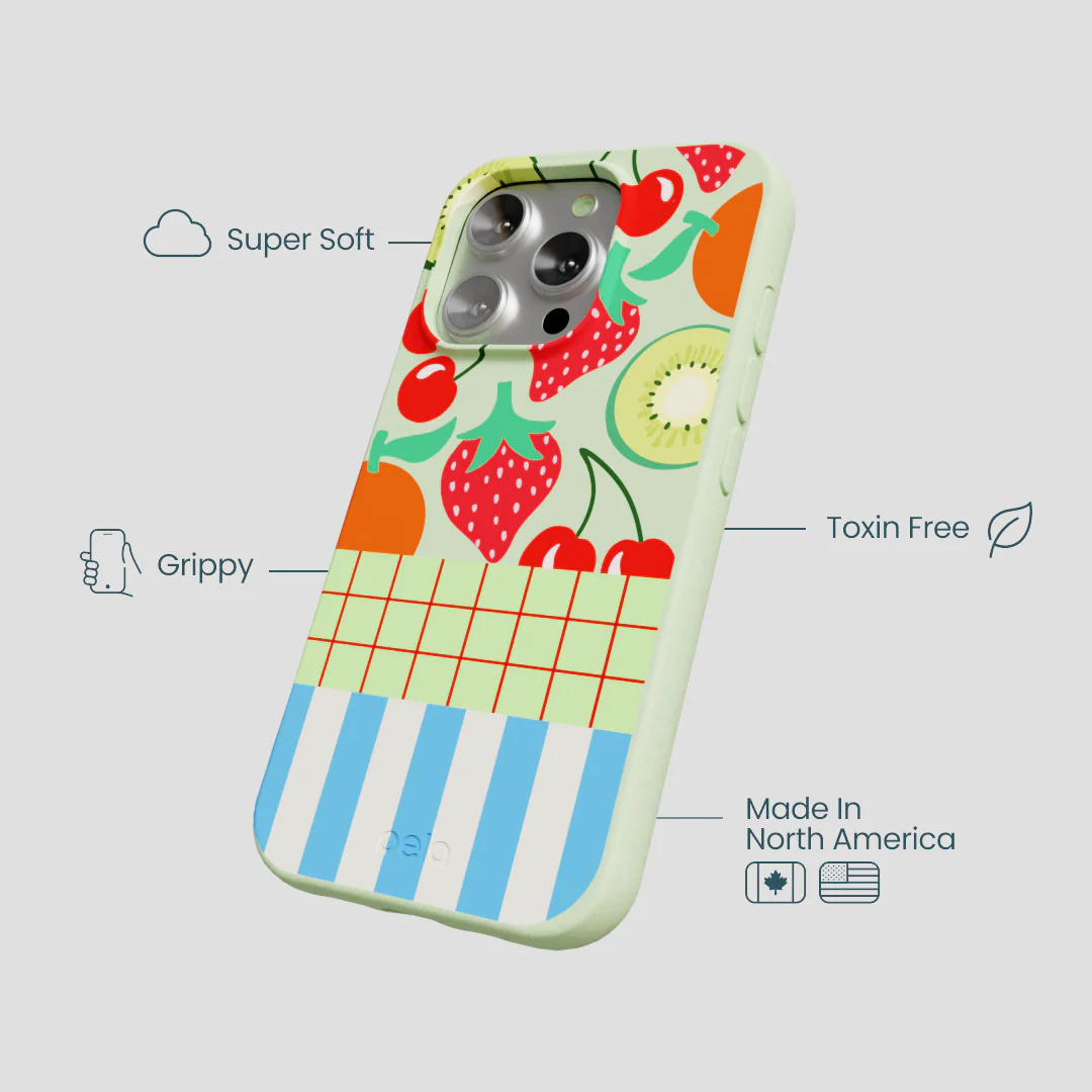 Sage Green Fresh Picnic iPhone 16 Pro Case - Image 4