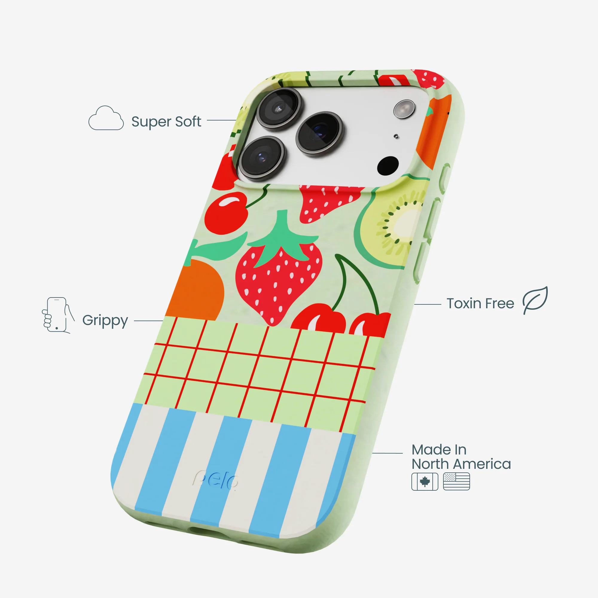 Sage Green Fresh Picnic iPhone 17 Pro Case - Image 4