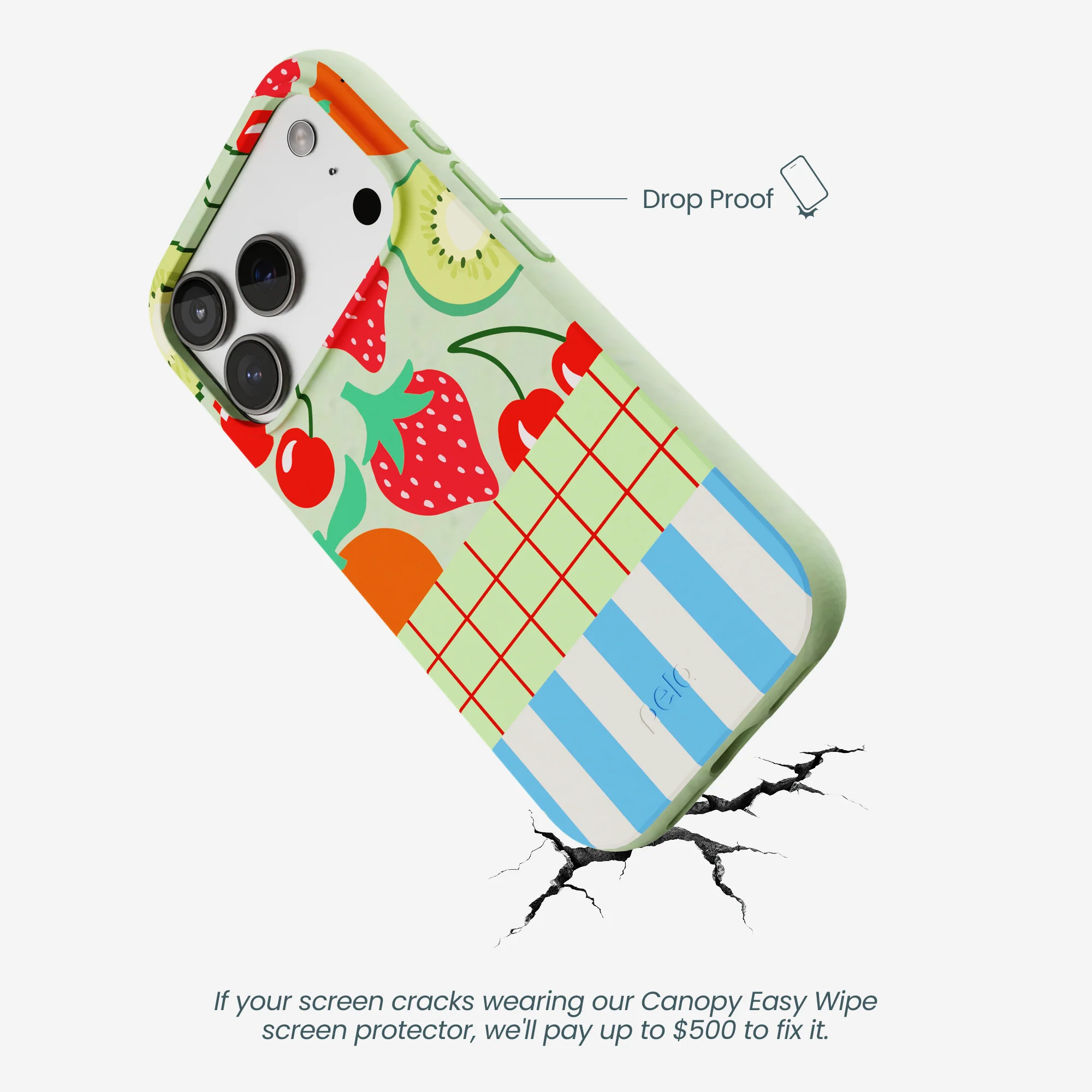 Sage Green Fresh Picnic iPhone 17 Pro Case - Image 5