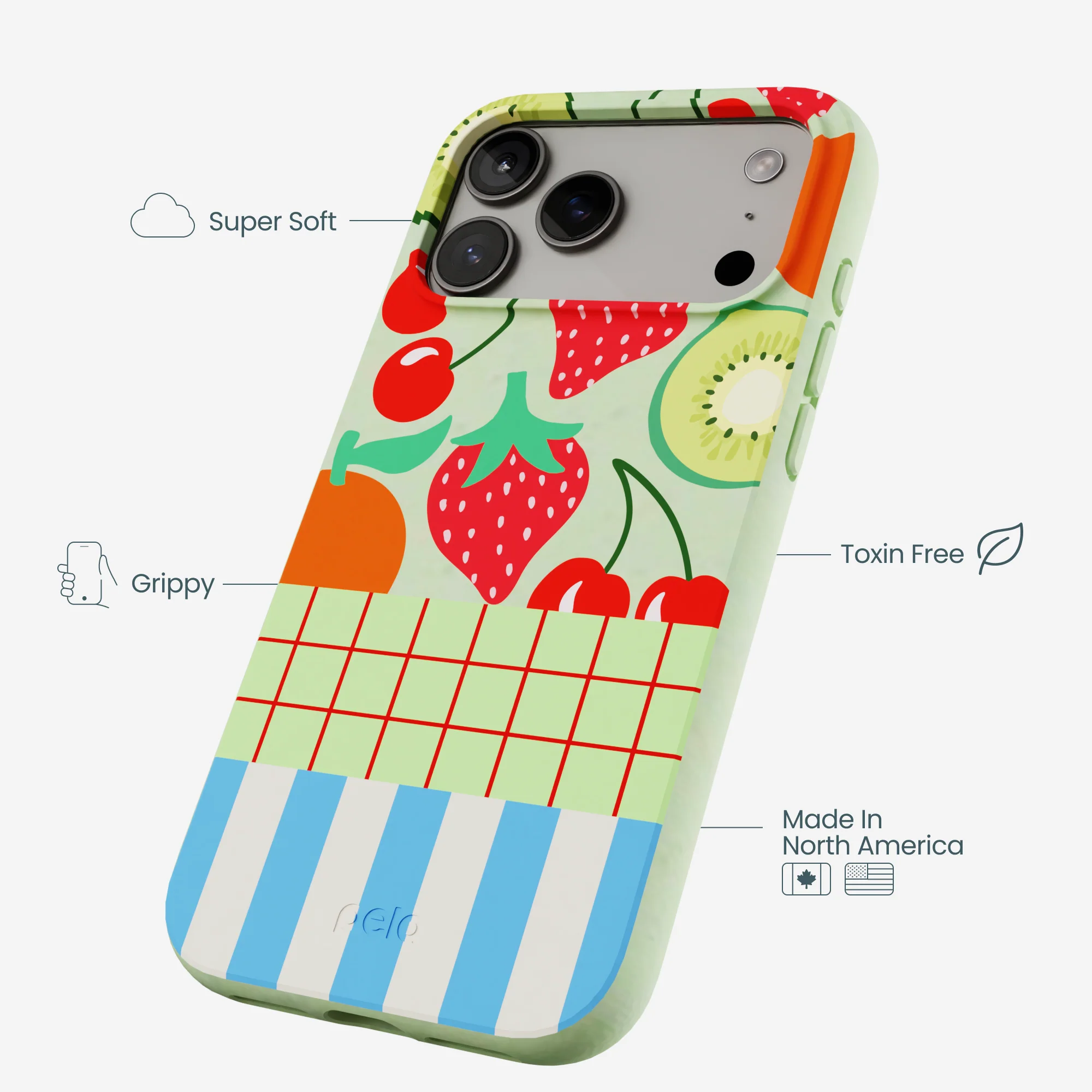 Sage Green Fresh Picnic iPhone 17 Pro Max Case - Image 4