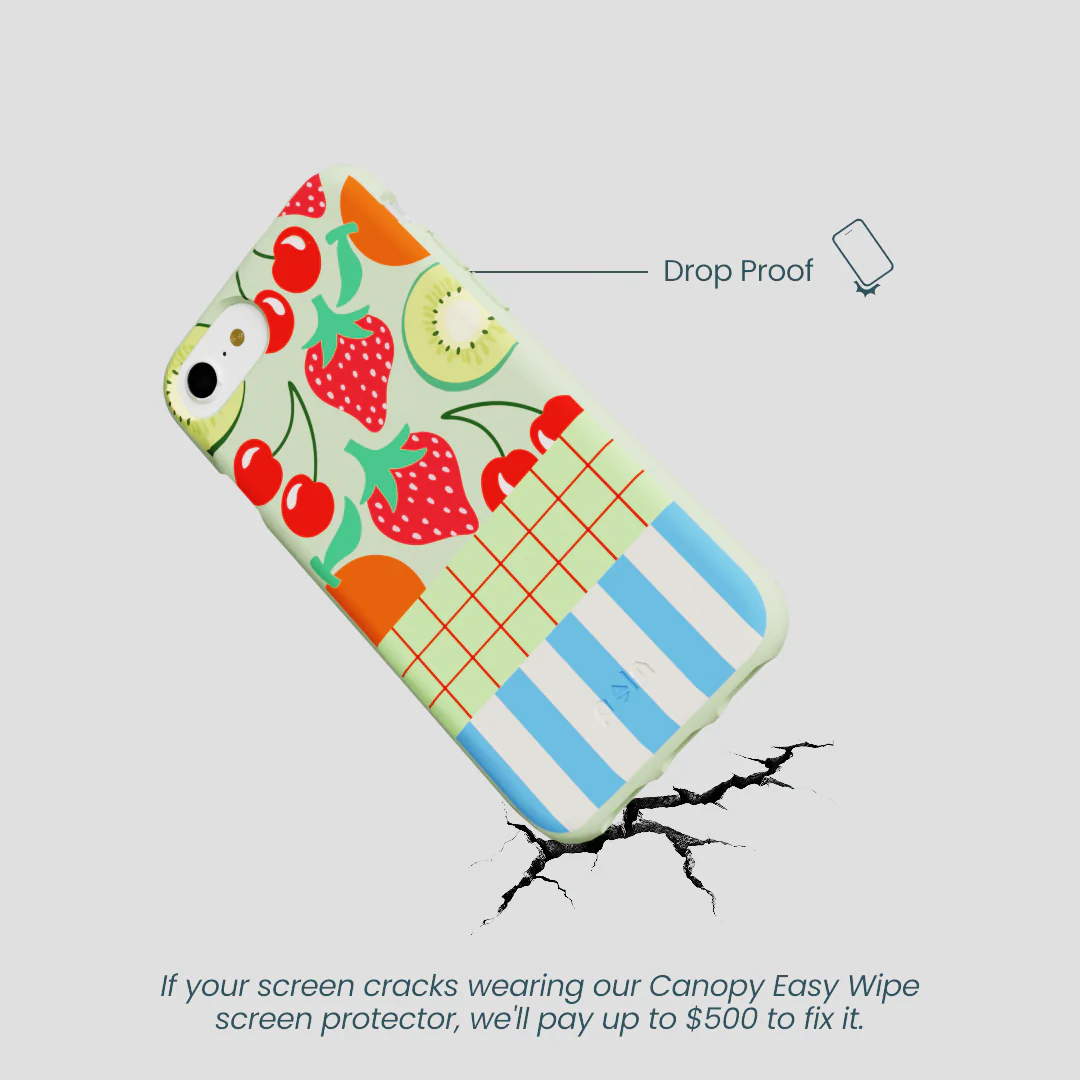 Sage Green Fresh Picnic iPhone 6/6s/7/8/SE Case - Image 5