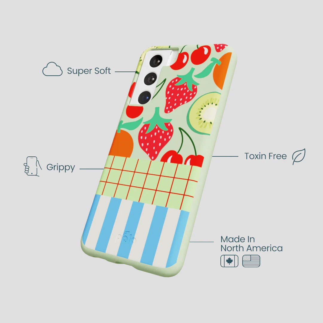 Sage Green Fresh Picnic Samsung Galaxy S22 Case - Image 4