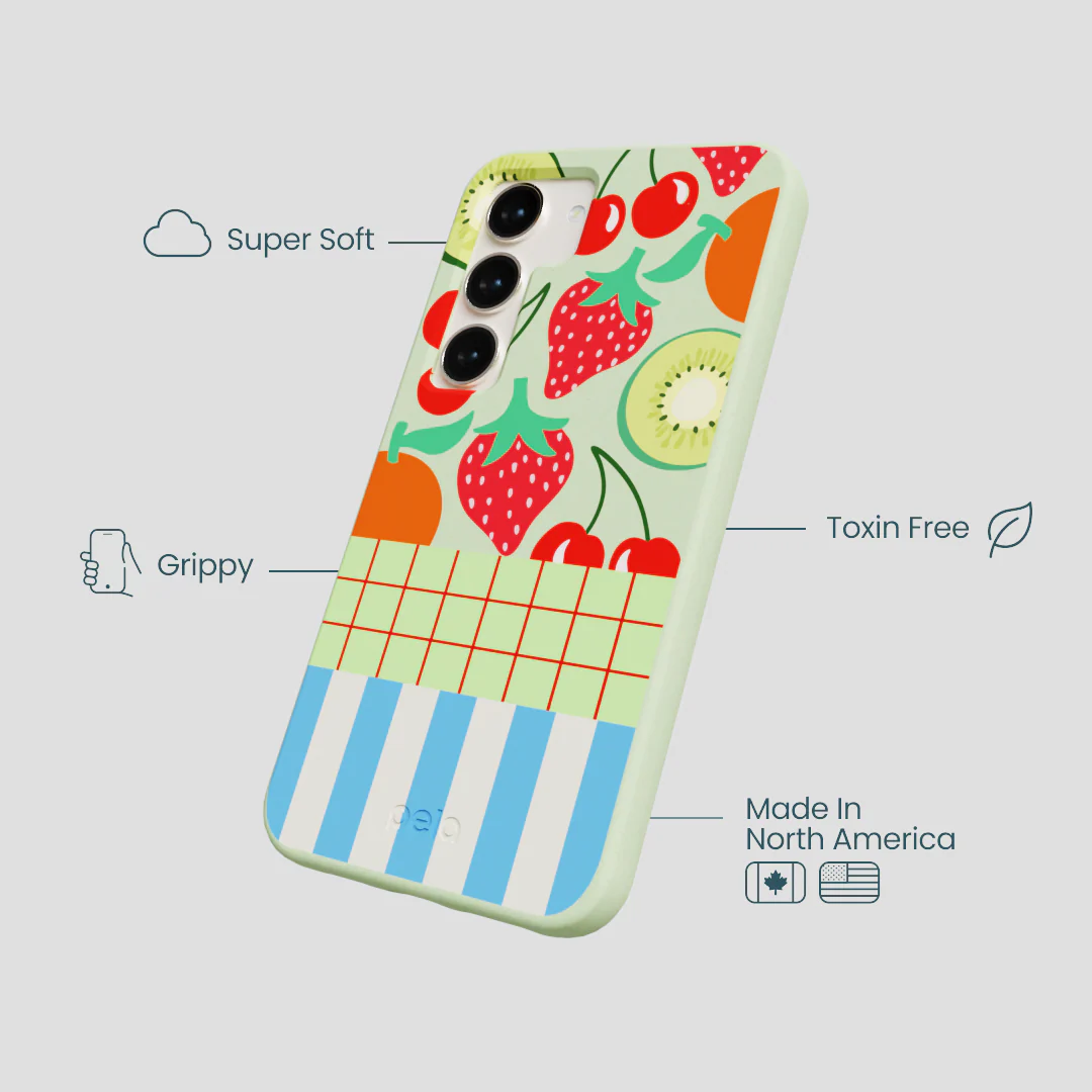 Sage Green Fresh Picnic Samsung Galaxy S23 Case - Image 4