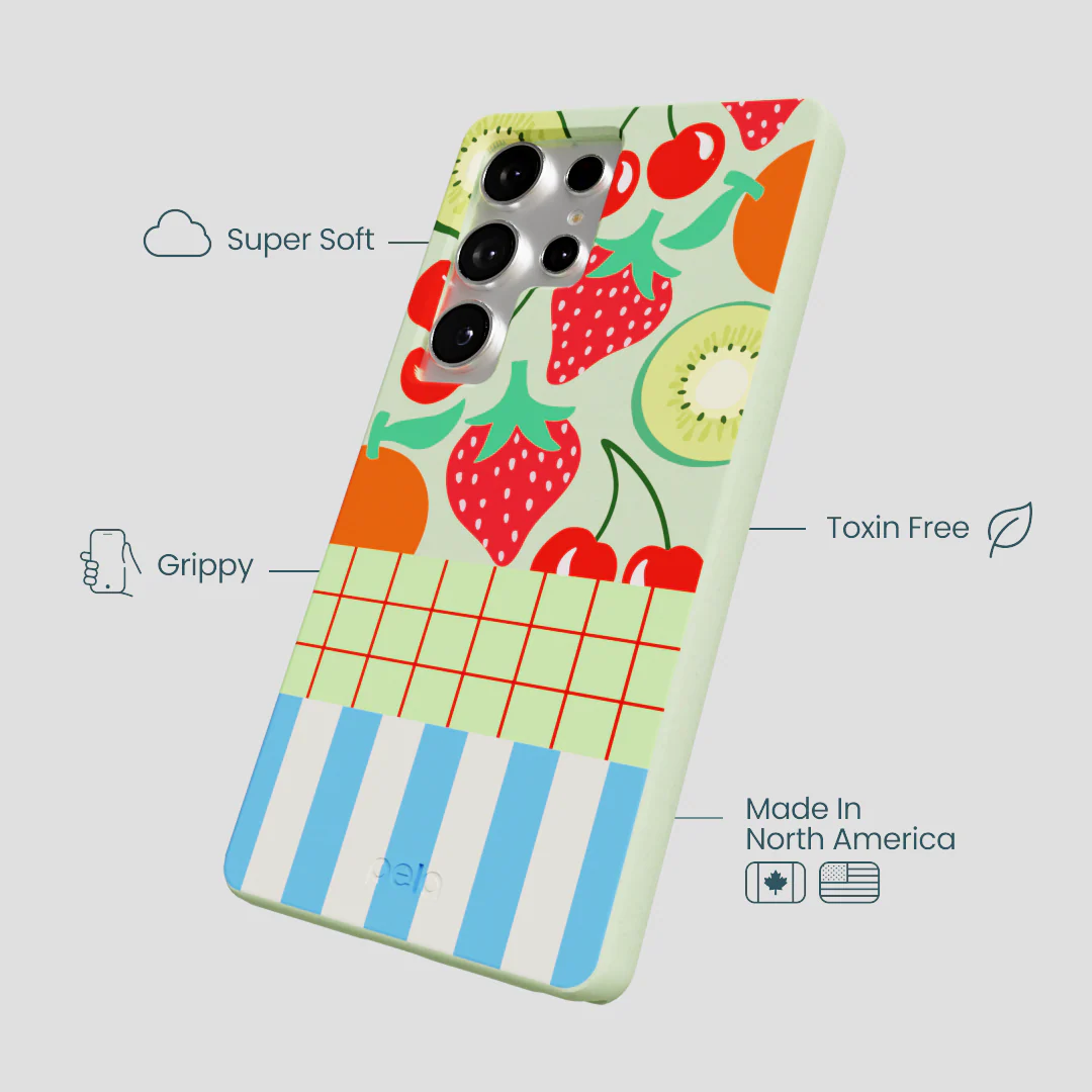 Sage Green Fresh Picnic Samsung Galaxy S25 Ultra Case - Image 4