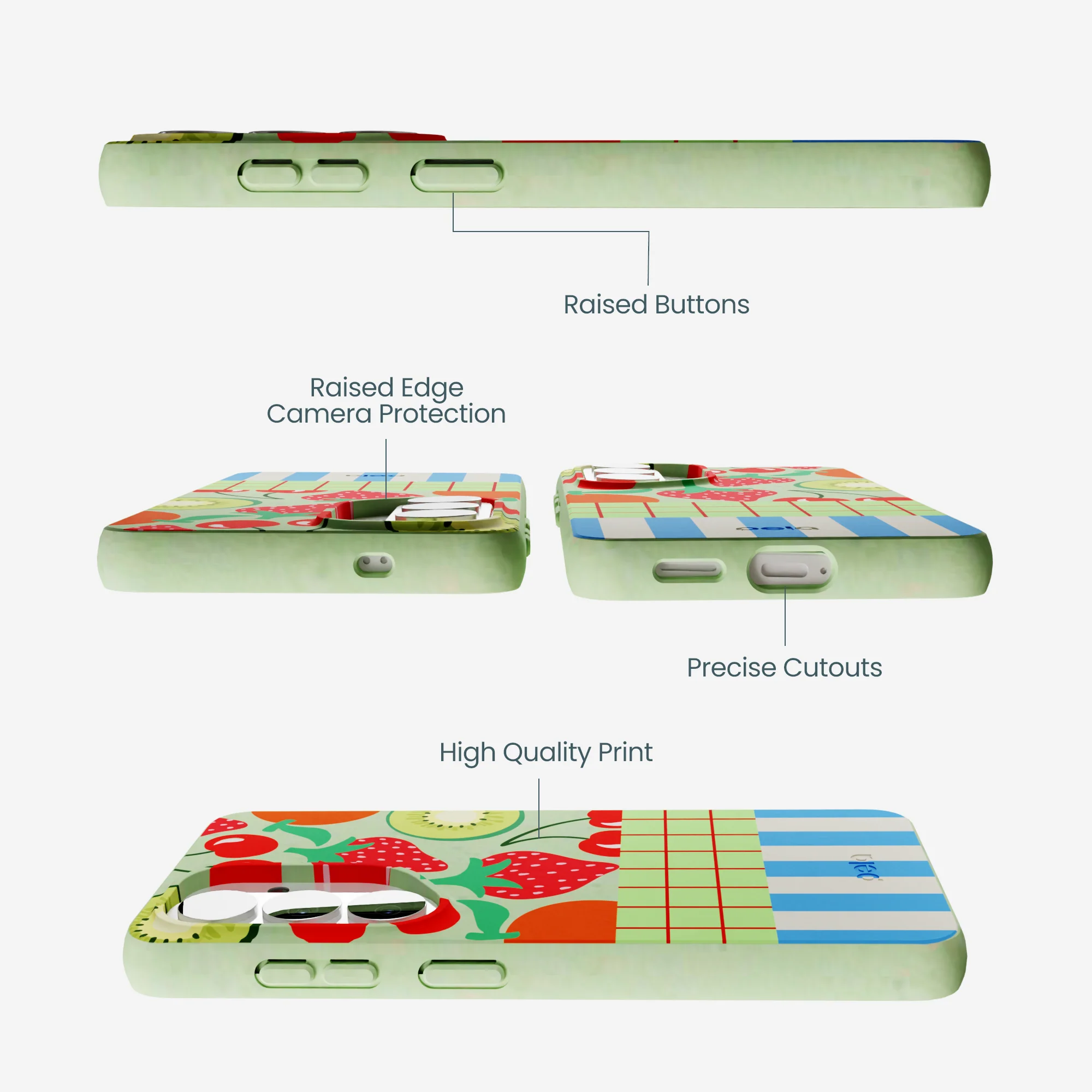 Sage Green Fresh Picnic Samsung Galaxy S26 Case - Image 3