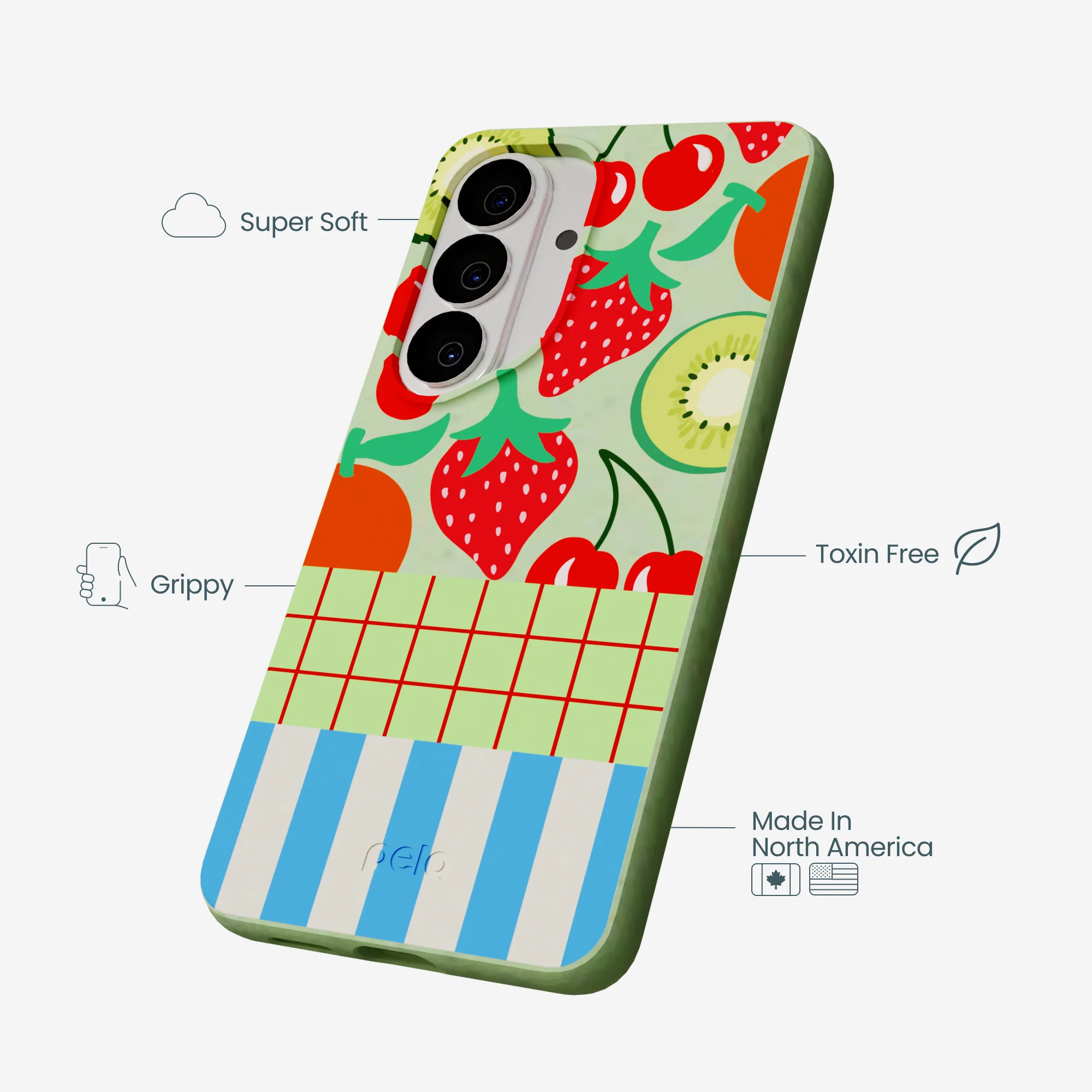 Sage Green Fresh Picnic Samsung Galaxy S26 Case - Image 4