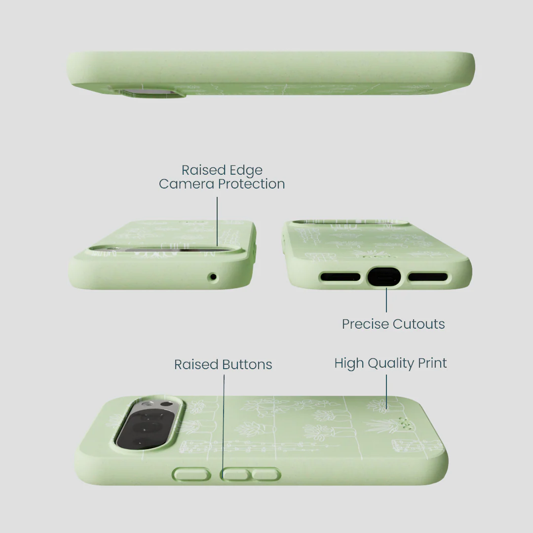 Sage Green Green Cascade Google Pixel 10/10 Pro Case - Image 2