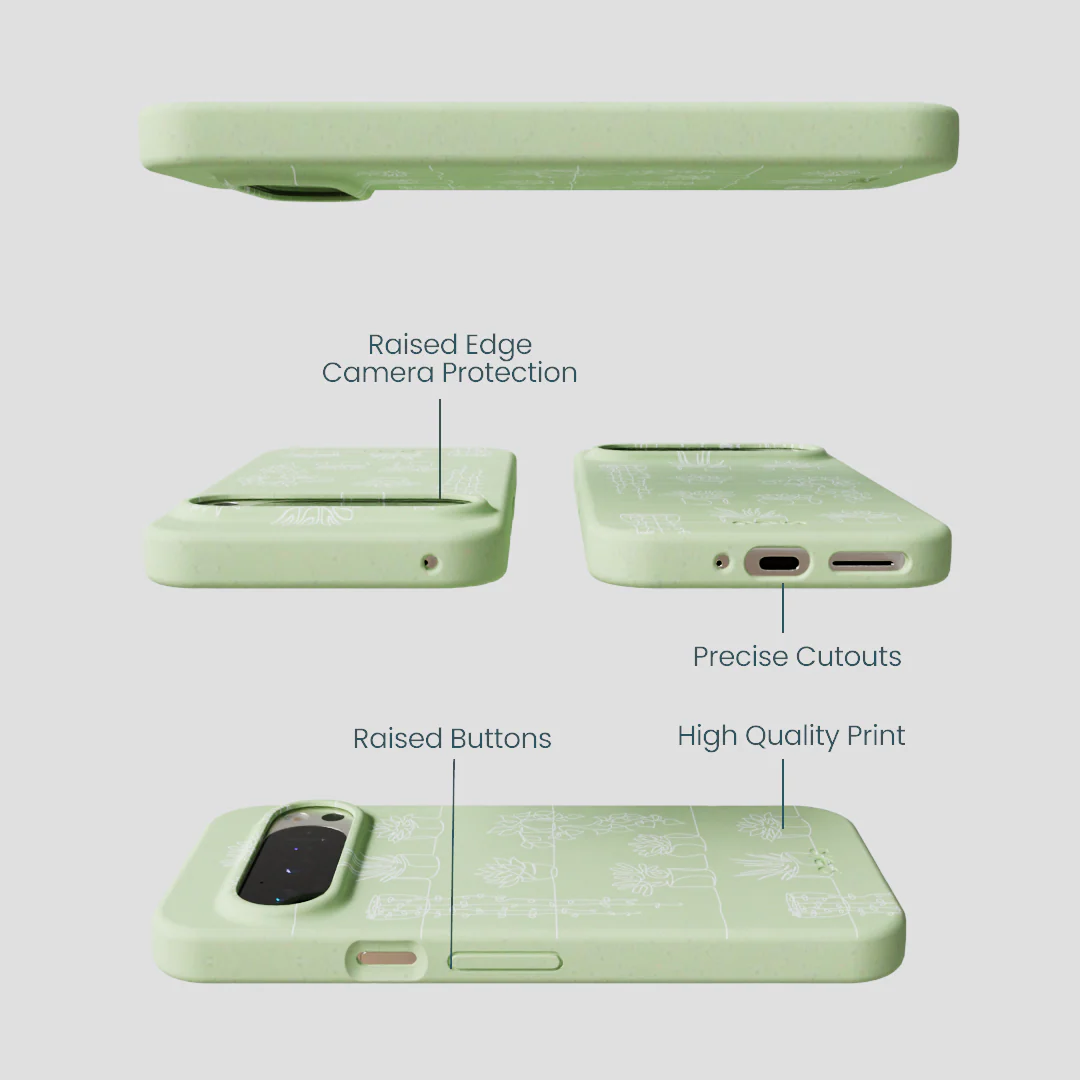 Sage Green Green Cascade Google Pixel 9/9 Pro Case - Image 2