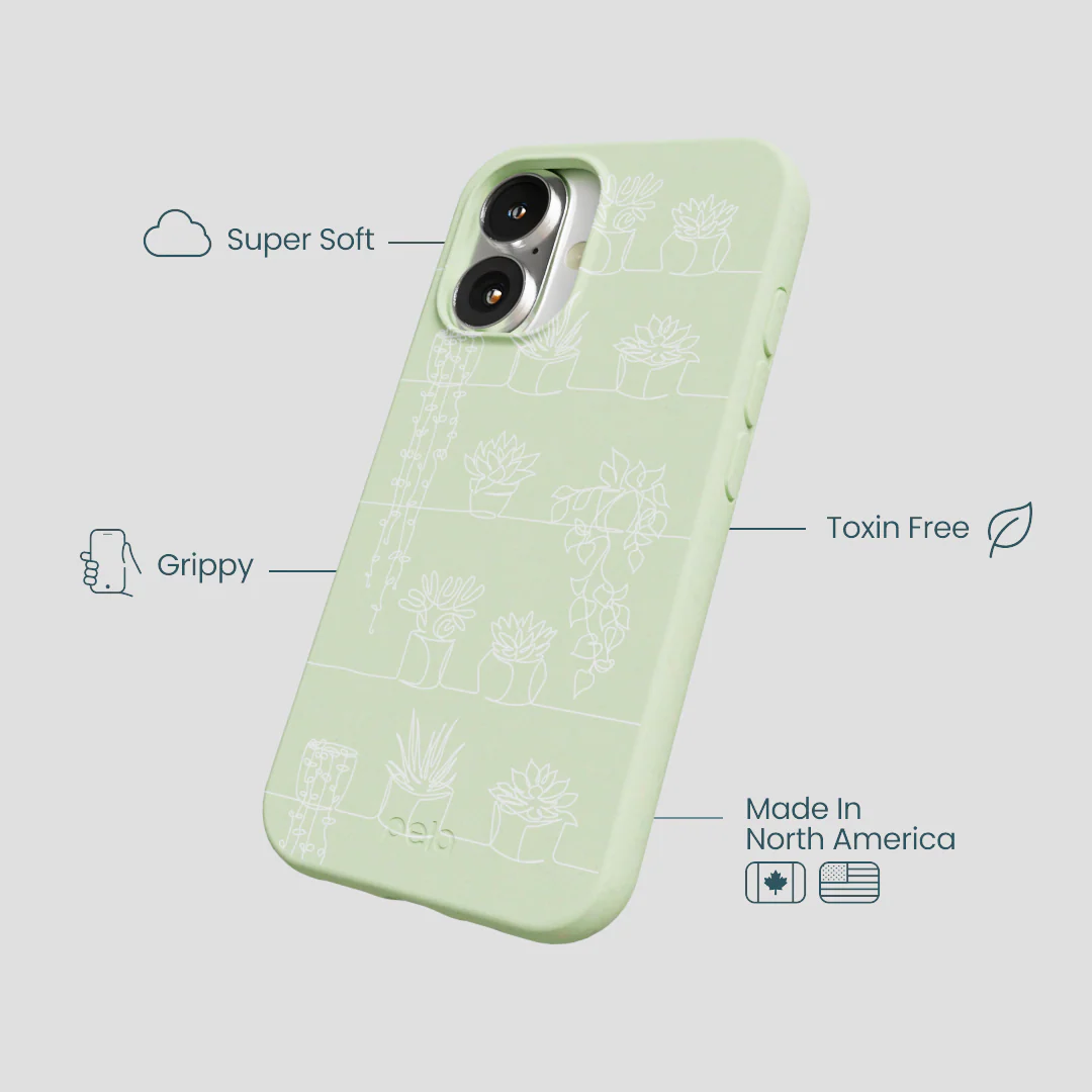 Sage Green Green Cascade iPhone 16 Case - Image 4