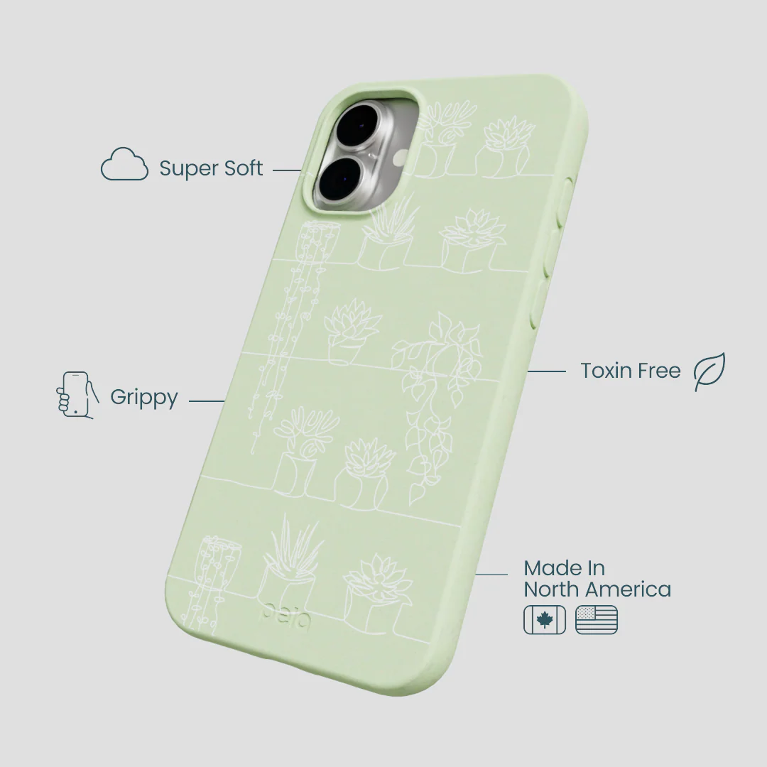 Sage Green Green Cascade iPhone 16 Plus Case - Image 4