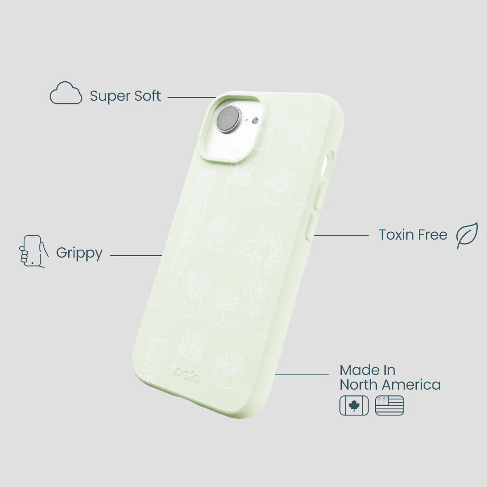 Sage Green Green Cascade iPhone 16e/17e Case - Image 4
