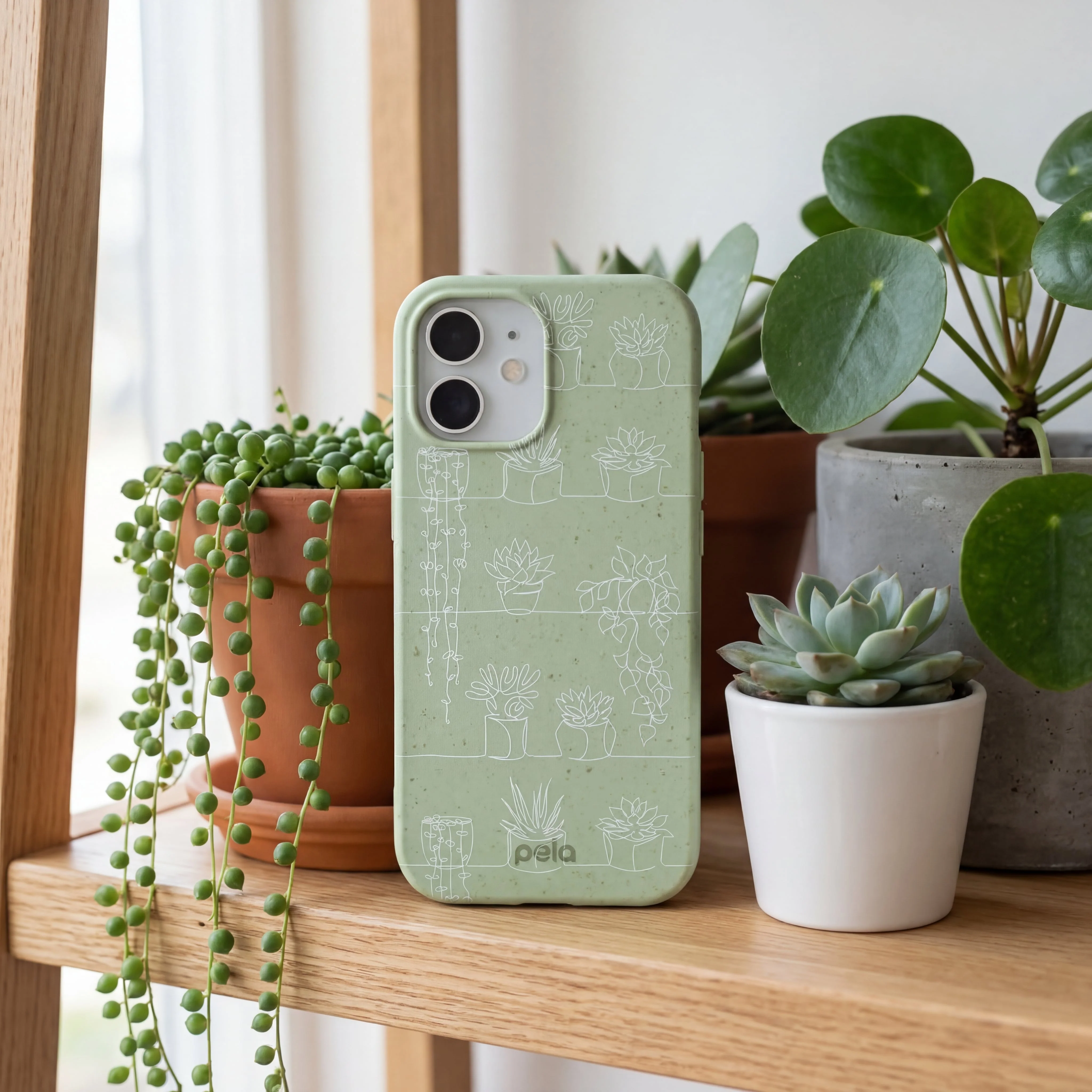Sage Green Green Cascade iPhone 17 Pro Case - Image 2