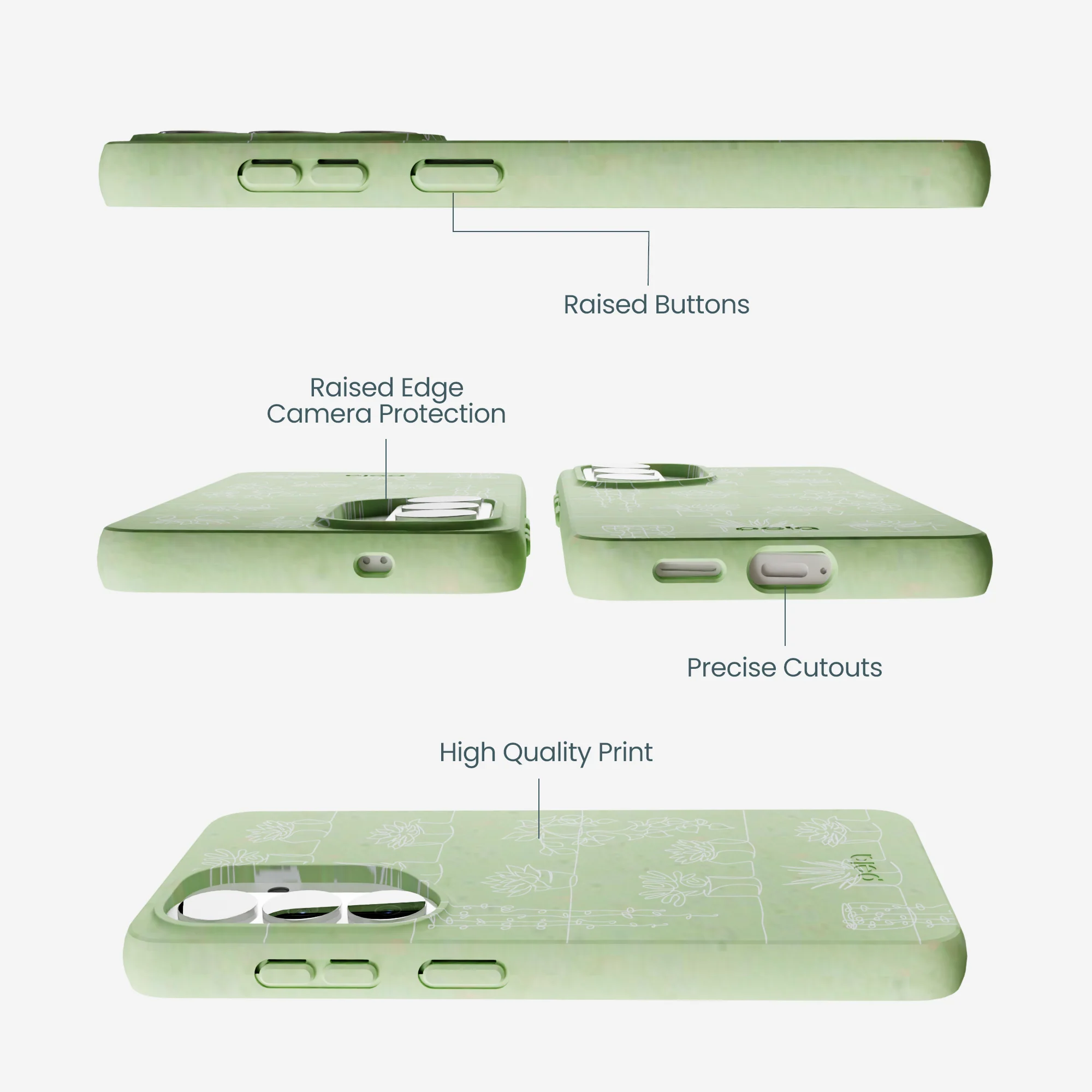 Sage Green Green Cascade Samsung Galaxy S26 Case - Image 2