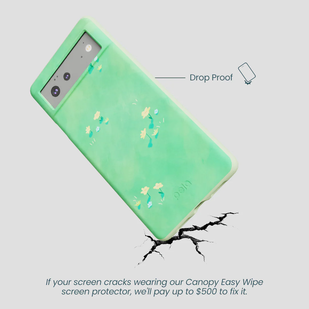 Sage Green Green Fields Google Pixel 6a Case - Image 5