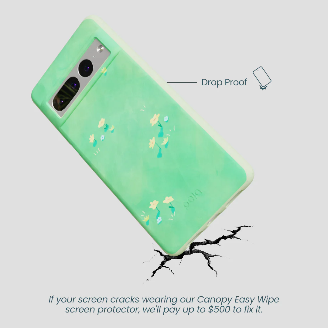 Sage Green Green Fields Google Pixel 7 Pro Case - Image 5
