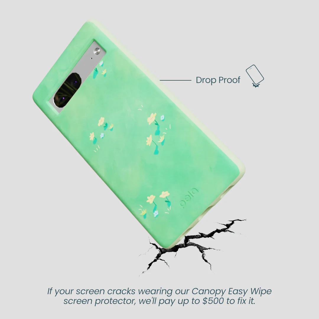 Sage Green Green Fields Google Pixel 7a Case - Image 5