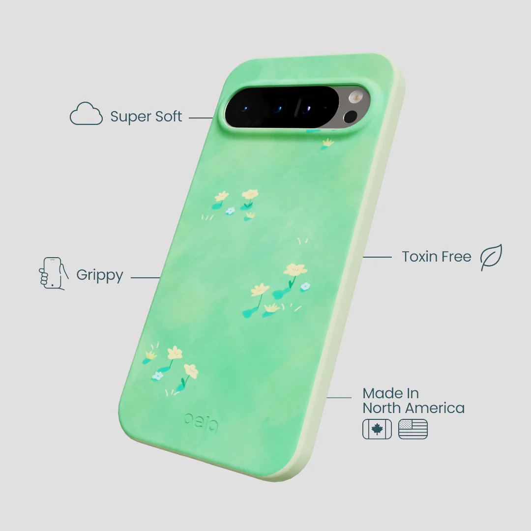 Sage Green Green Fields Google Pixel 9 Pro XL Case - Image 4