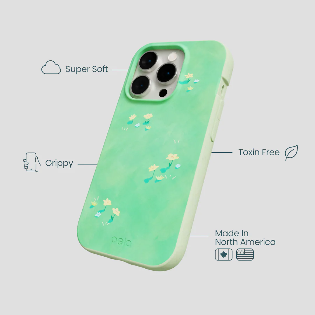 Sage Green Green Fields iPhone 15 Pro Case - Image 4