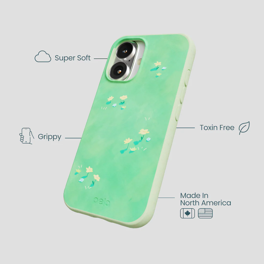 Sage Green Green Fields iPhone 16 Case - Image 4