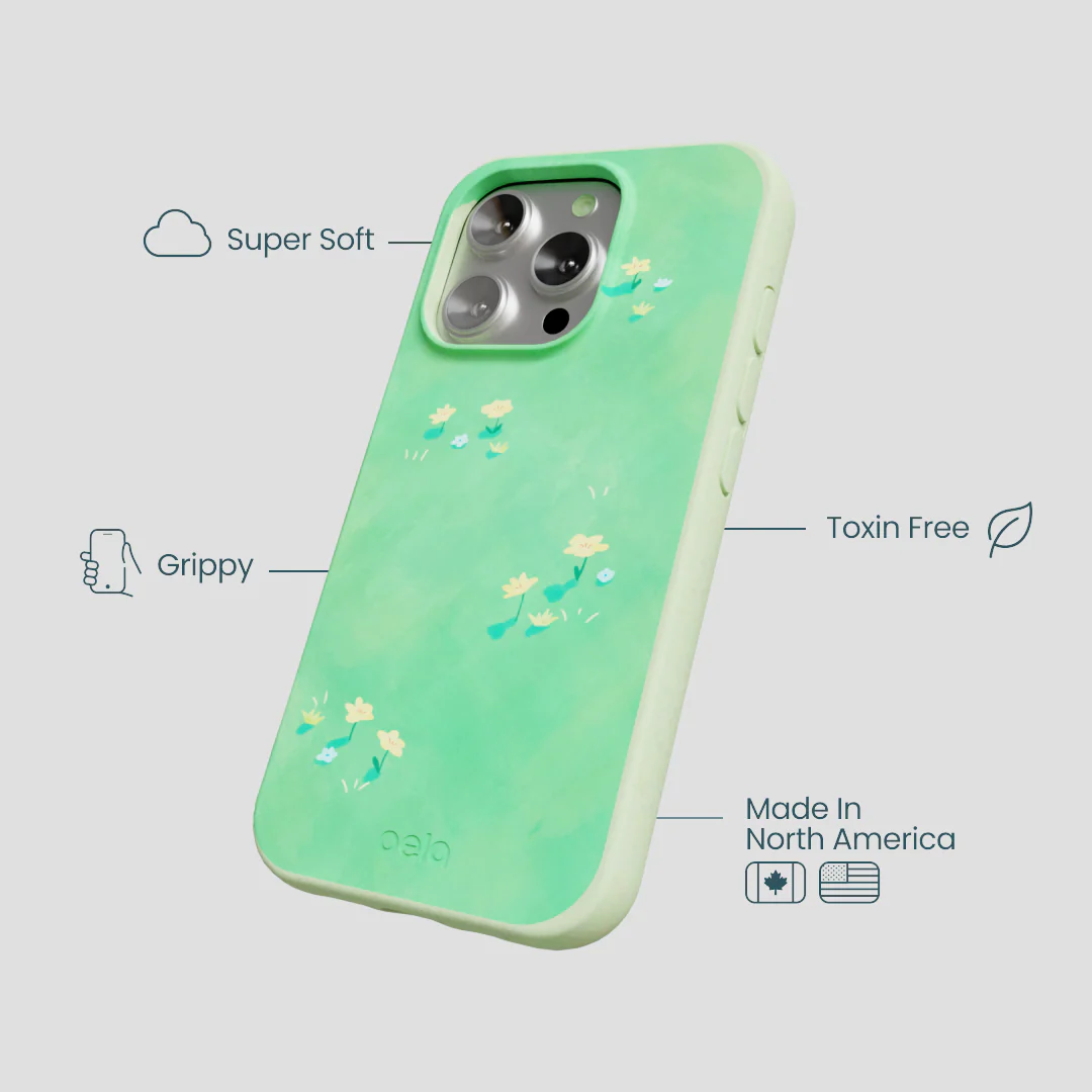 Sage Green Green Fields iPhone 16 Pro Case - Image 4