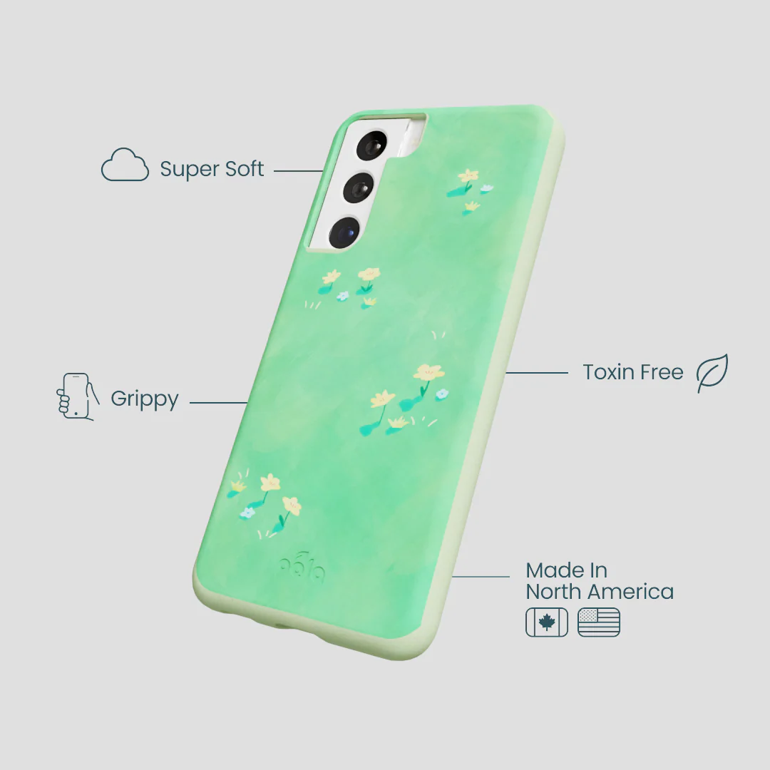 Sage Green Green Fields Samsung Galaxy S22 Case - Image 4