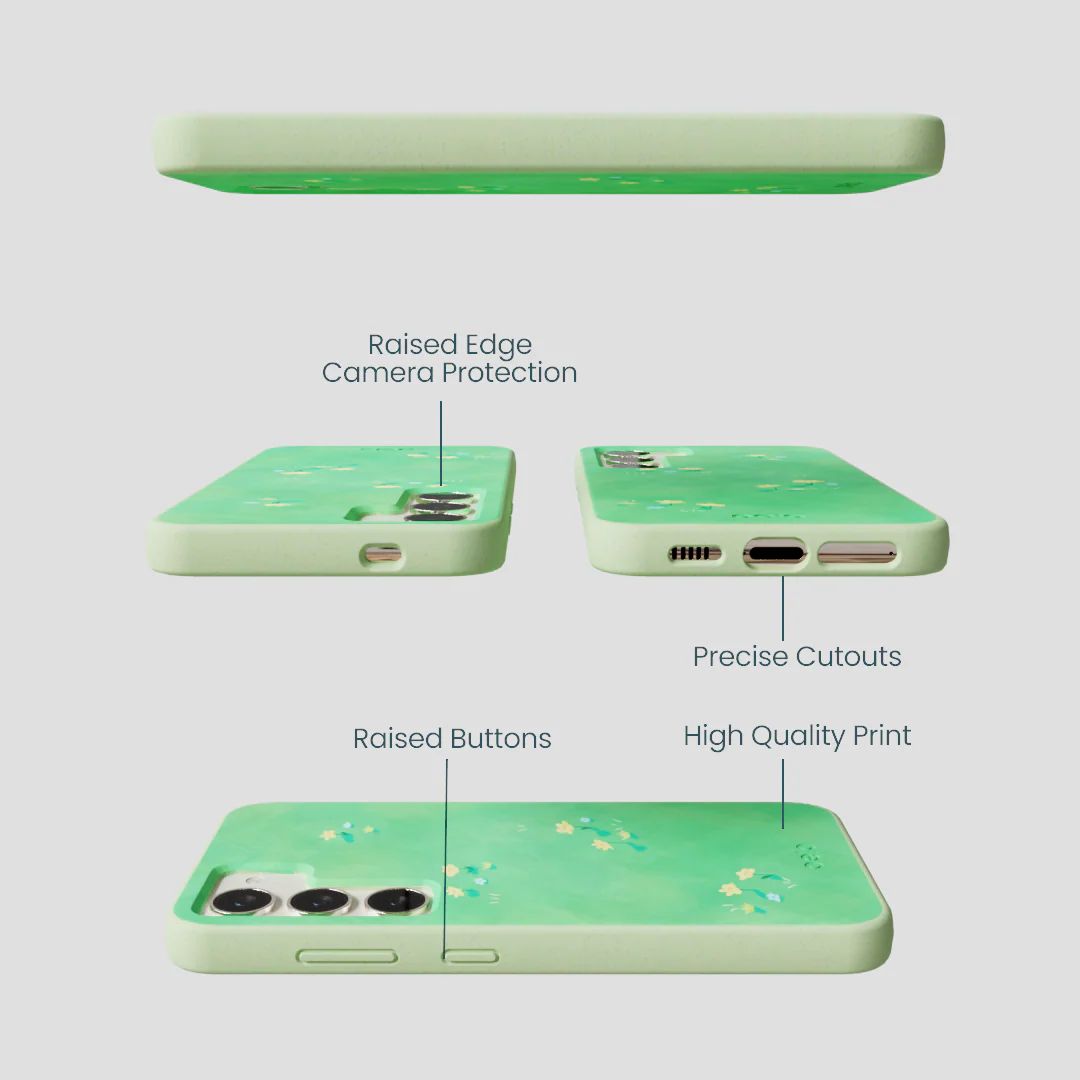 Sage Green Green Fields Samsung Galaxy S23 Case - Image 3
