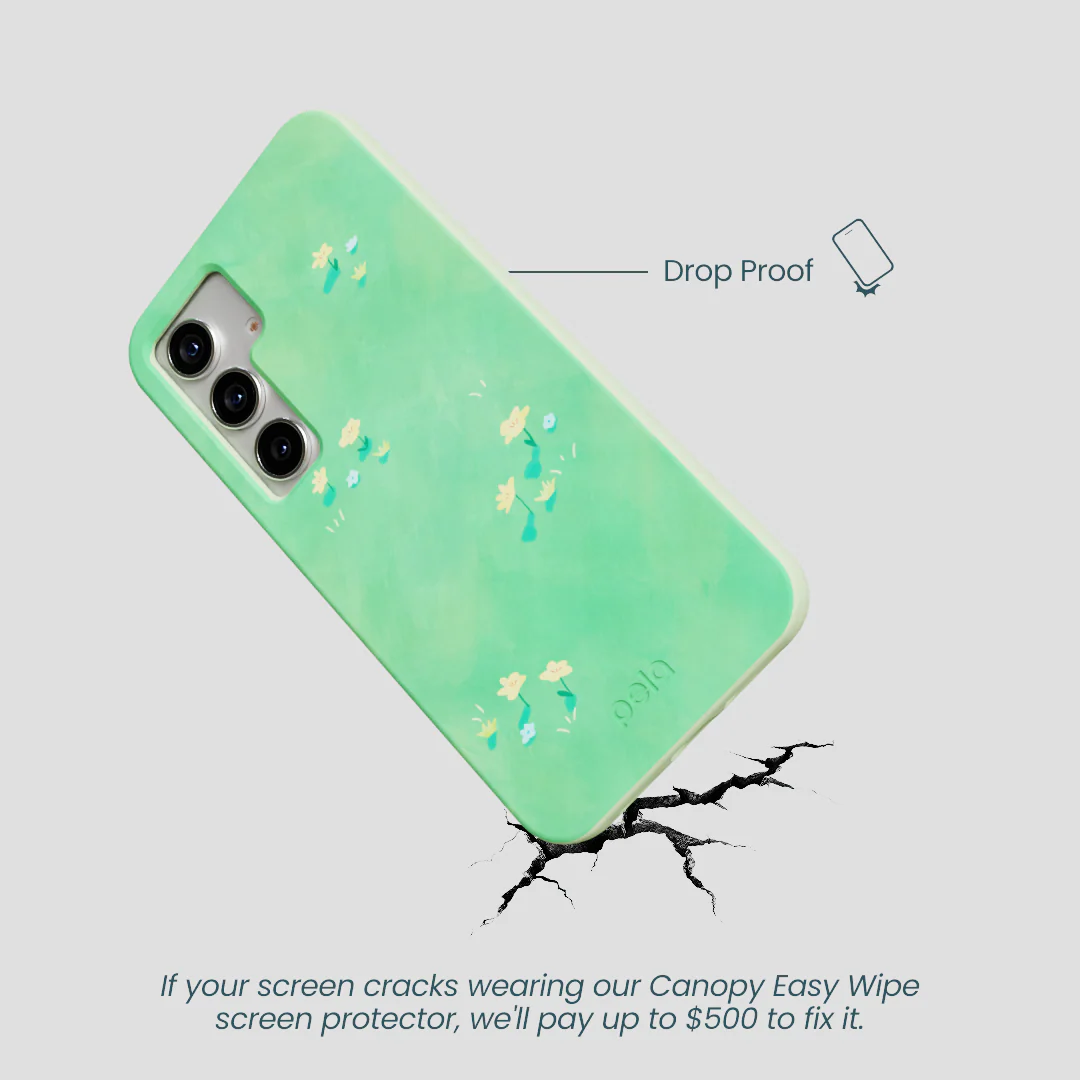 Sage Green Green Fields Samsung Galaxy S25 Case - Image 5